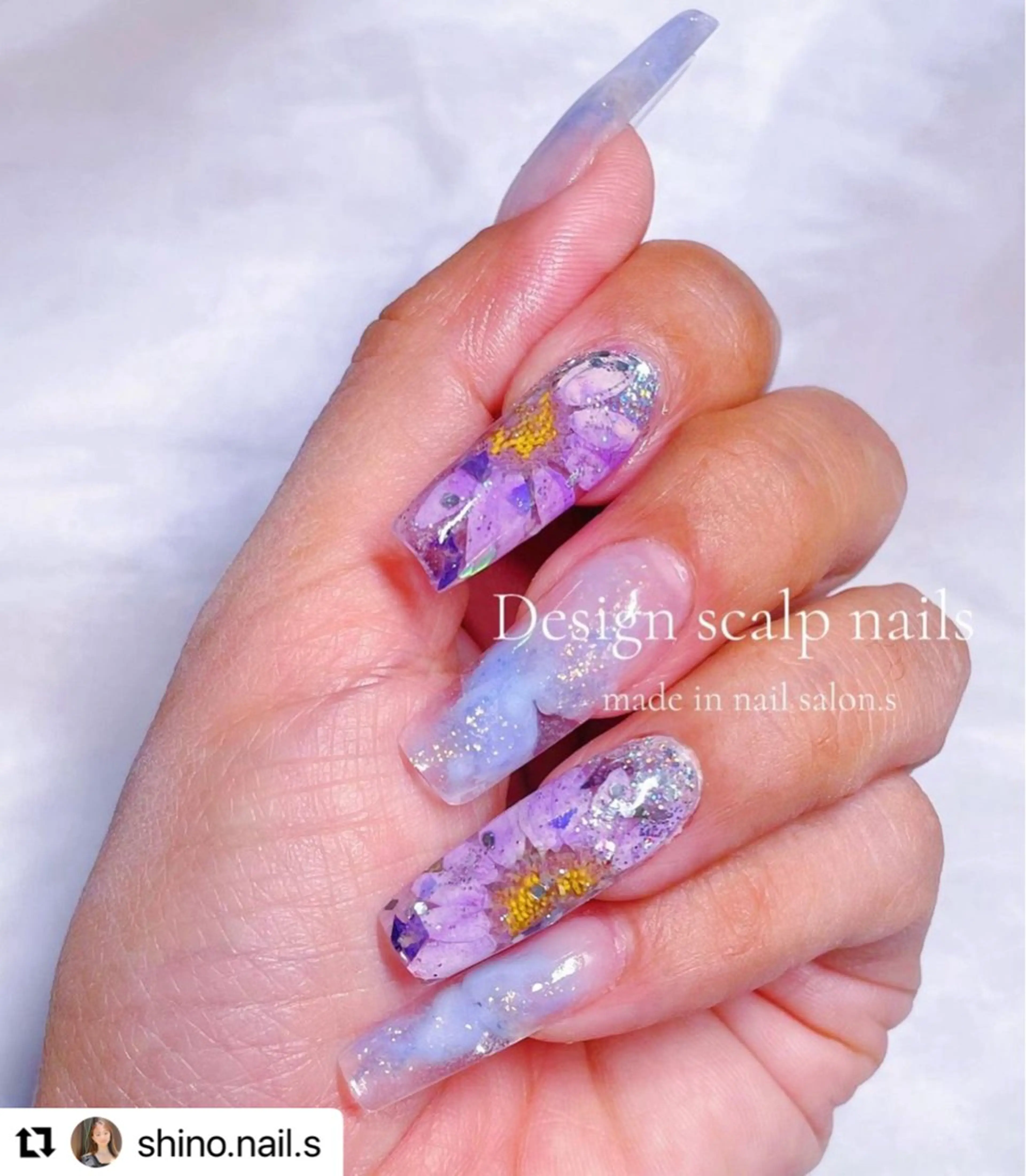 ネイル 関山 志乃のネイルデザイン