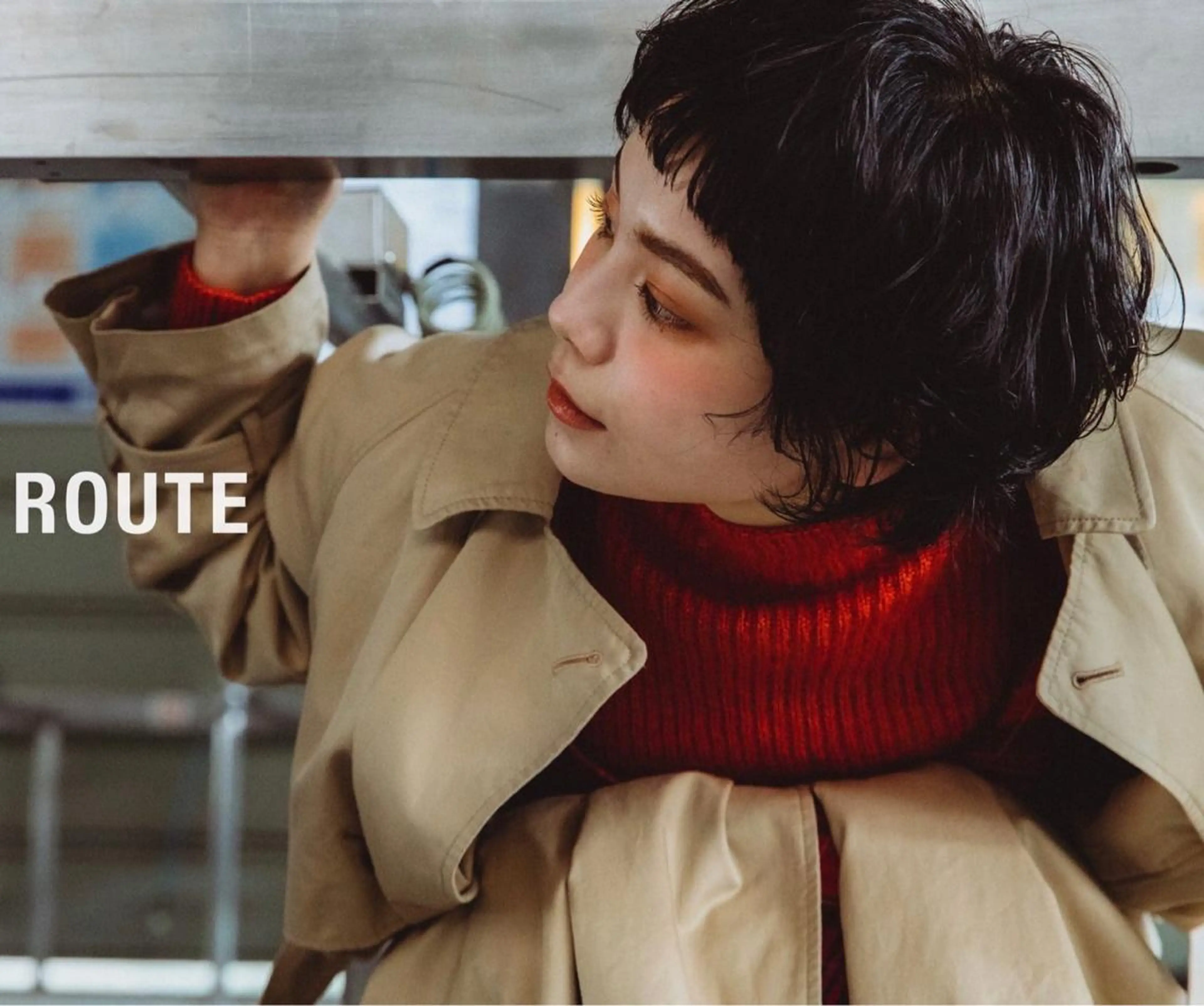 ショート カラー ヘアカラー トリートメント ..ROUTE.. Chihiroのヘアスタイル