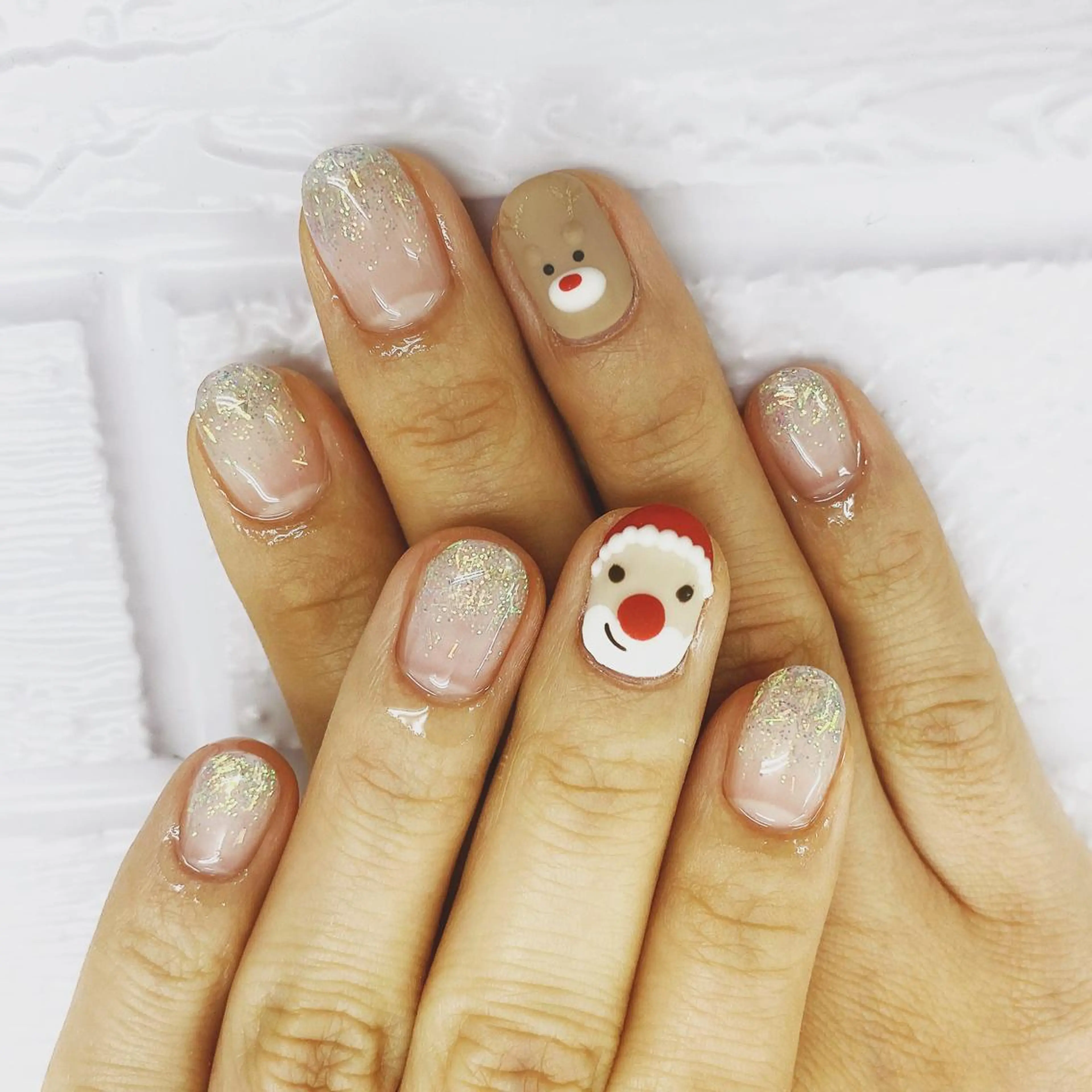 ネイル アートネイル 冬ネイル クリスマス ハンドネイル N._._.claw[エヌクロー]所属・N._._. clawのネイルデザイン