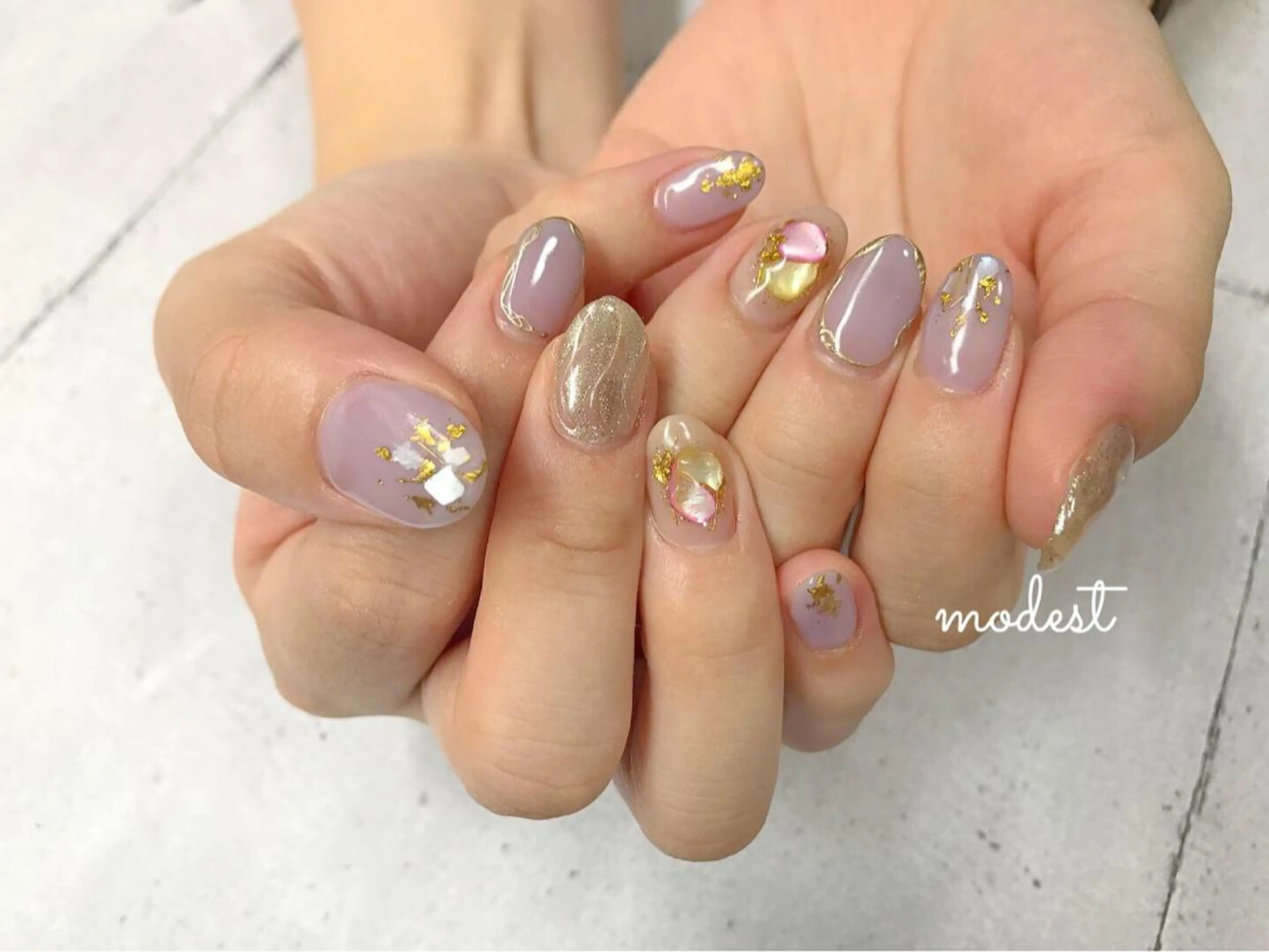 ネイル 久田 悠佳のネイルデザイン