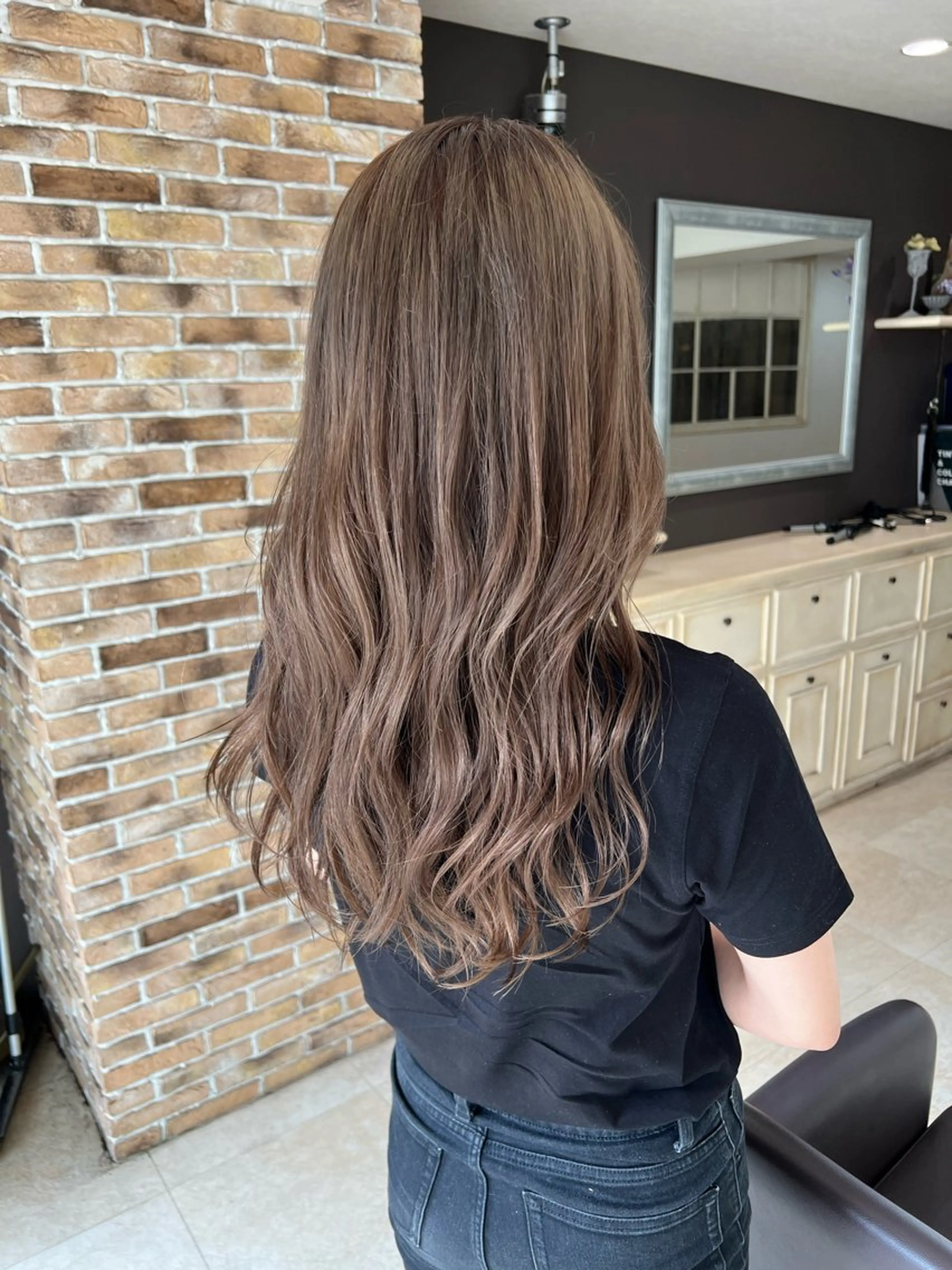 ロング カラー ベージュカラー ブリーチ ケアブリーチ デザインカラー ダブルカラー SOYON なんば店所属・艶髪✨/似合わせ✨/ SOYON難波/直紀のヘアスタイル