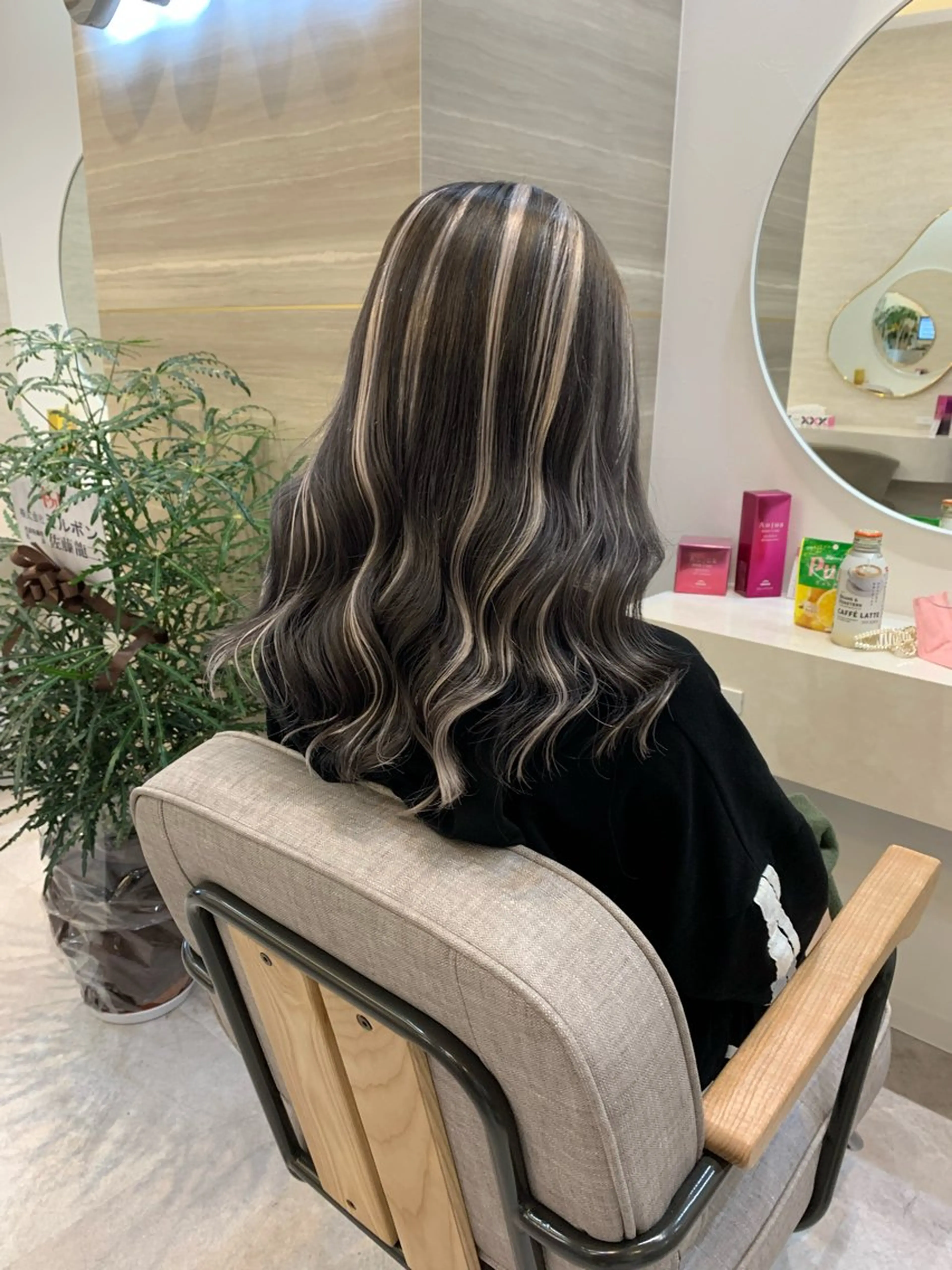 ロング カラー パーマ ヘアアレンジ メンズ キッズ 🤍韓国風/艶髪🤍 鳥越美羽のヘアスタイル