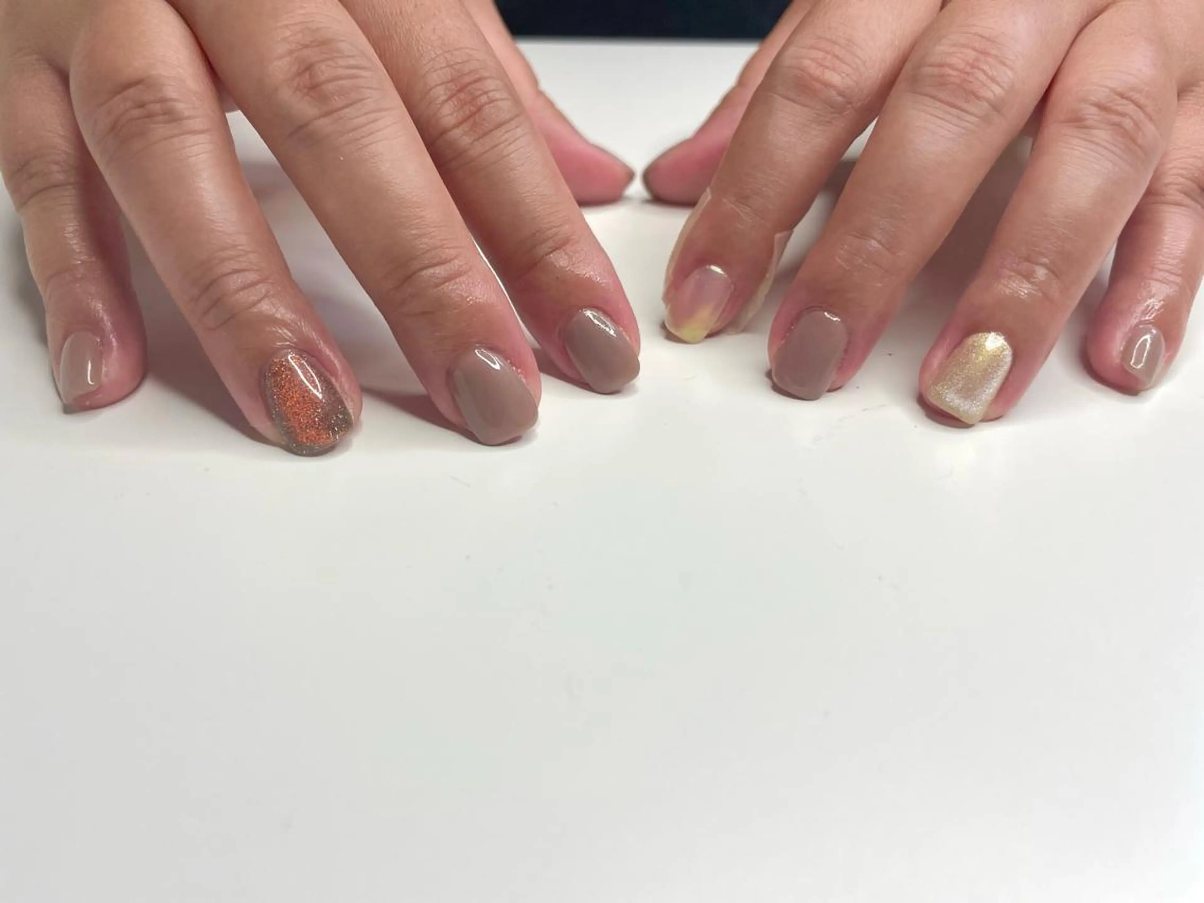 ネイル オーロラネイル マグネットネイル ショートネイル その他(ネイル) Ri-e's nailのネイルデザイン