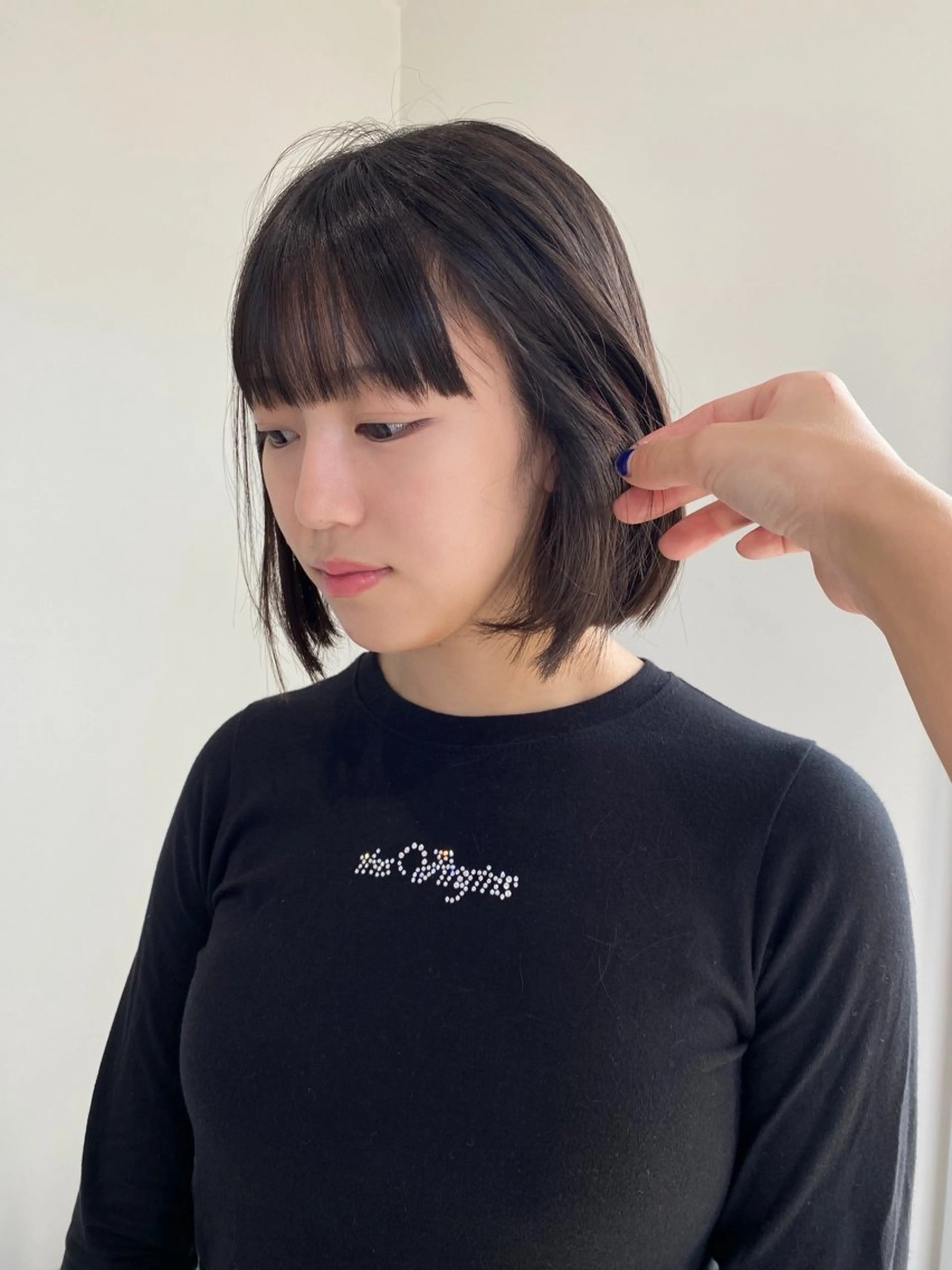 ミディアム ボブ 韓国風ヘア カット ヘッドスパ iroha/ n.w.h🎀のヘアスタイル