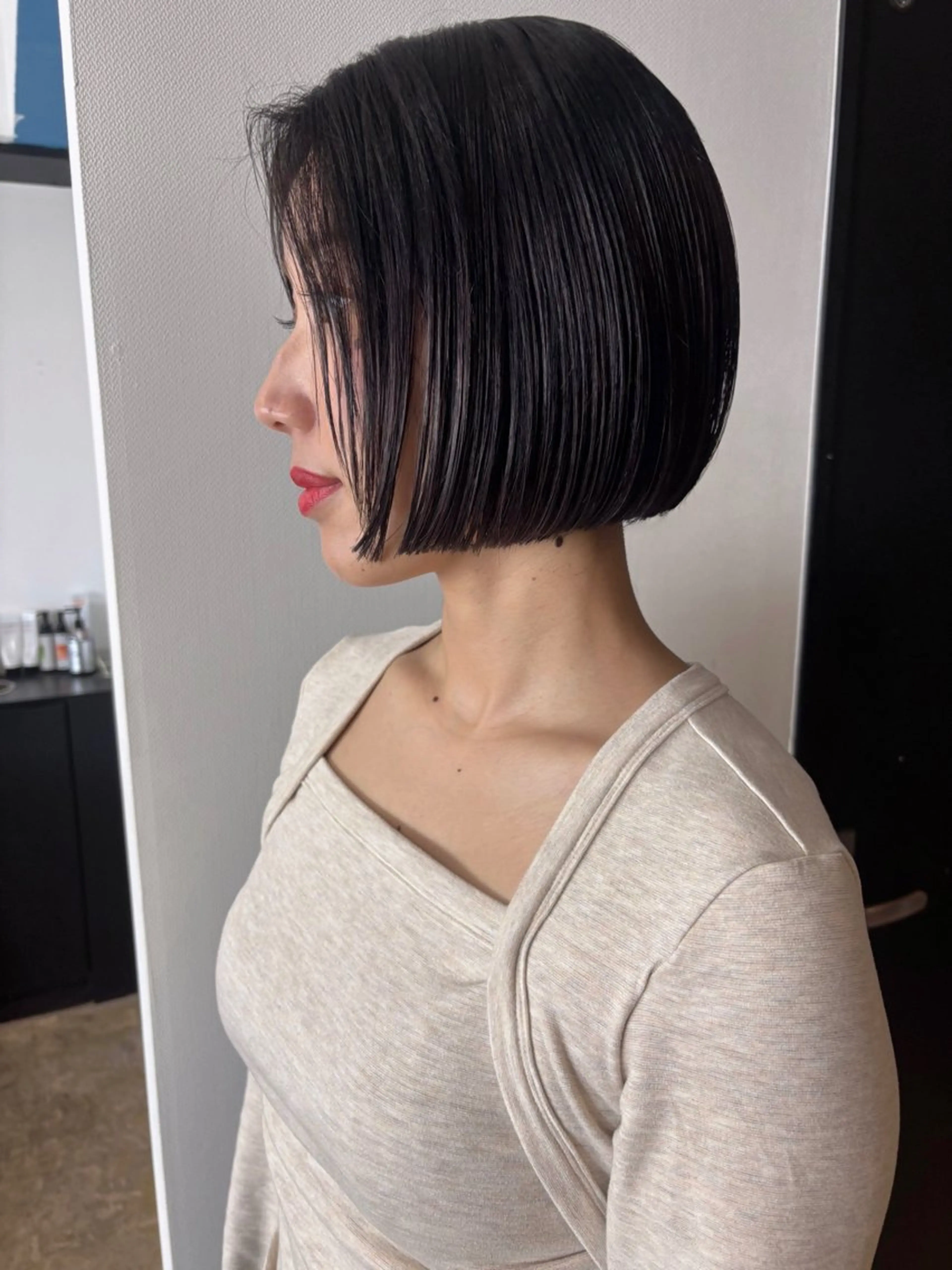 ショート カラー ヘアアレンジ 切りっぱなしボブ ボブ 広島/ボブ/レイヤー 🌿‬wakabaのヘアスタイル