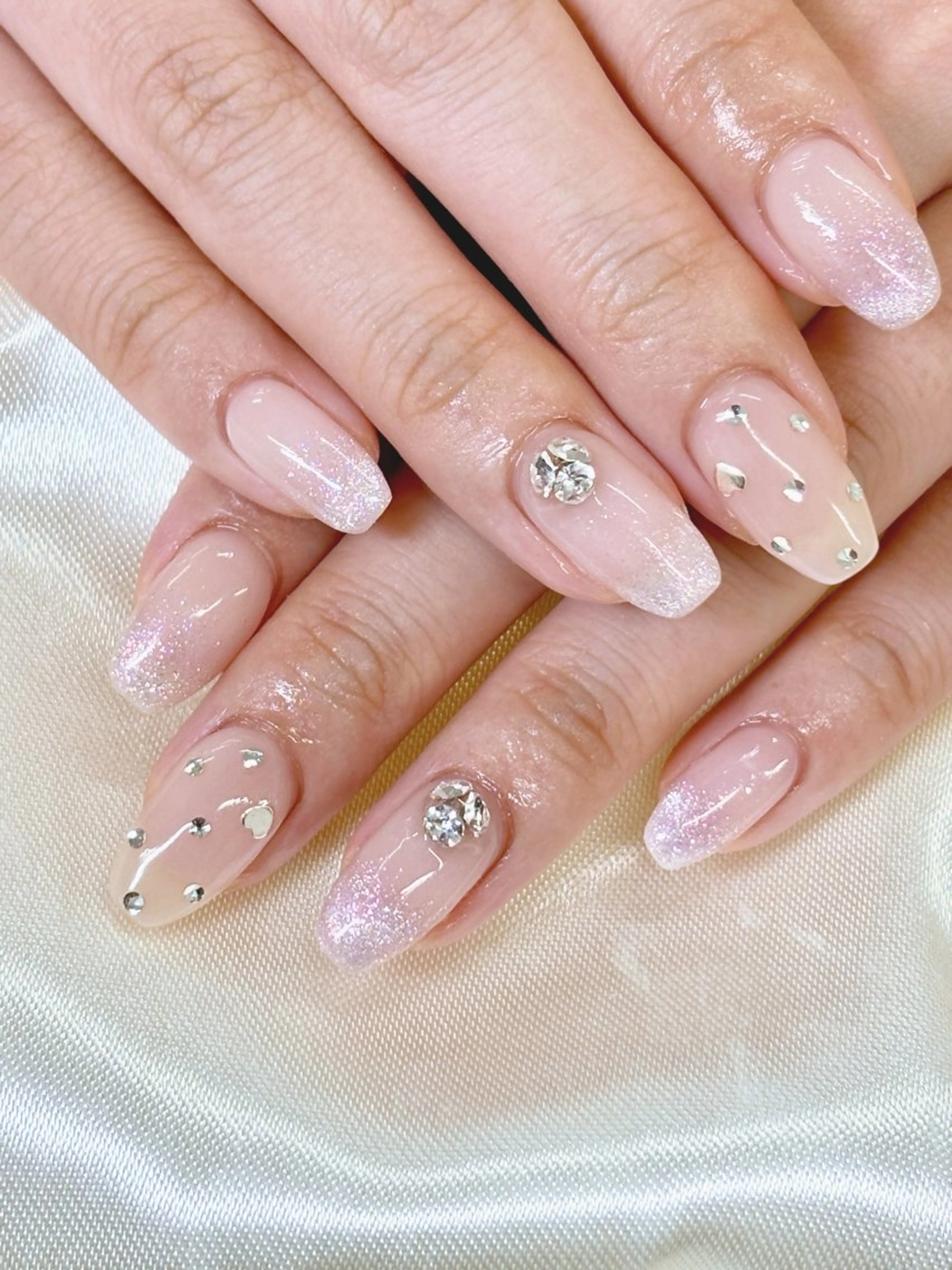 ジェルオフなし🦋長さだしチップ10本込み✨デザイン持ち込みOK💓成人式にも💓の写真