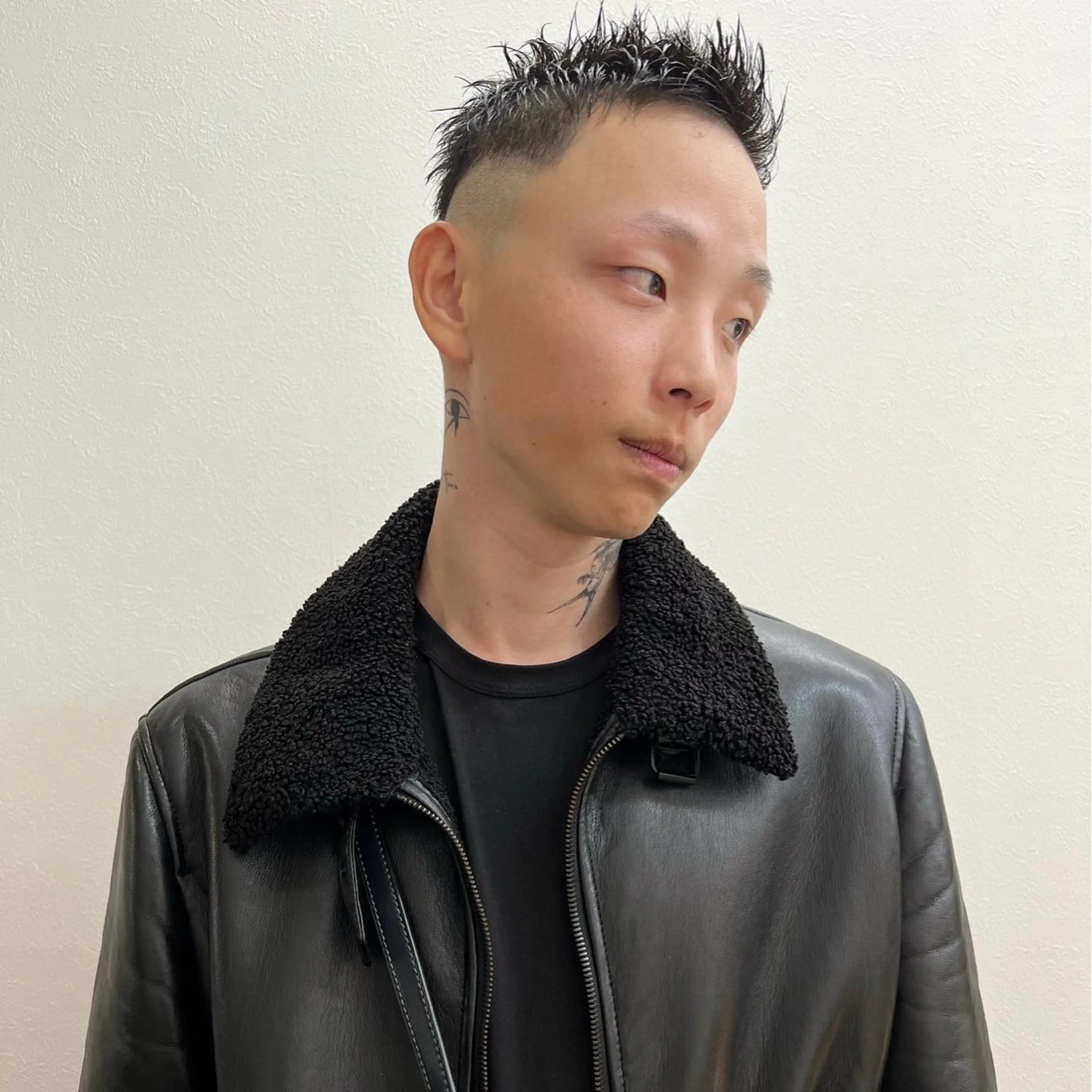 ショート メンズ アップバング メンズパーマ メンズショート スパイキーショート ショートヘア カット ヘアセット 【池袋/スパイキー ショート】ⓝⓘⓜⓤのヘアスタイル