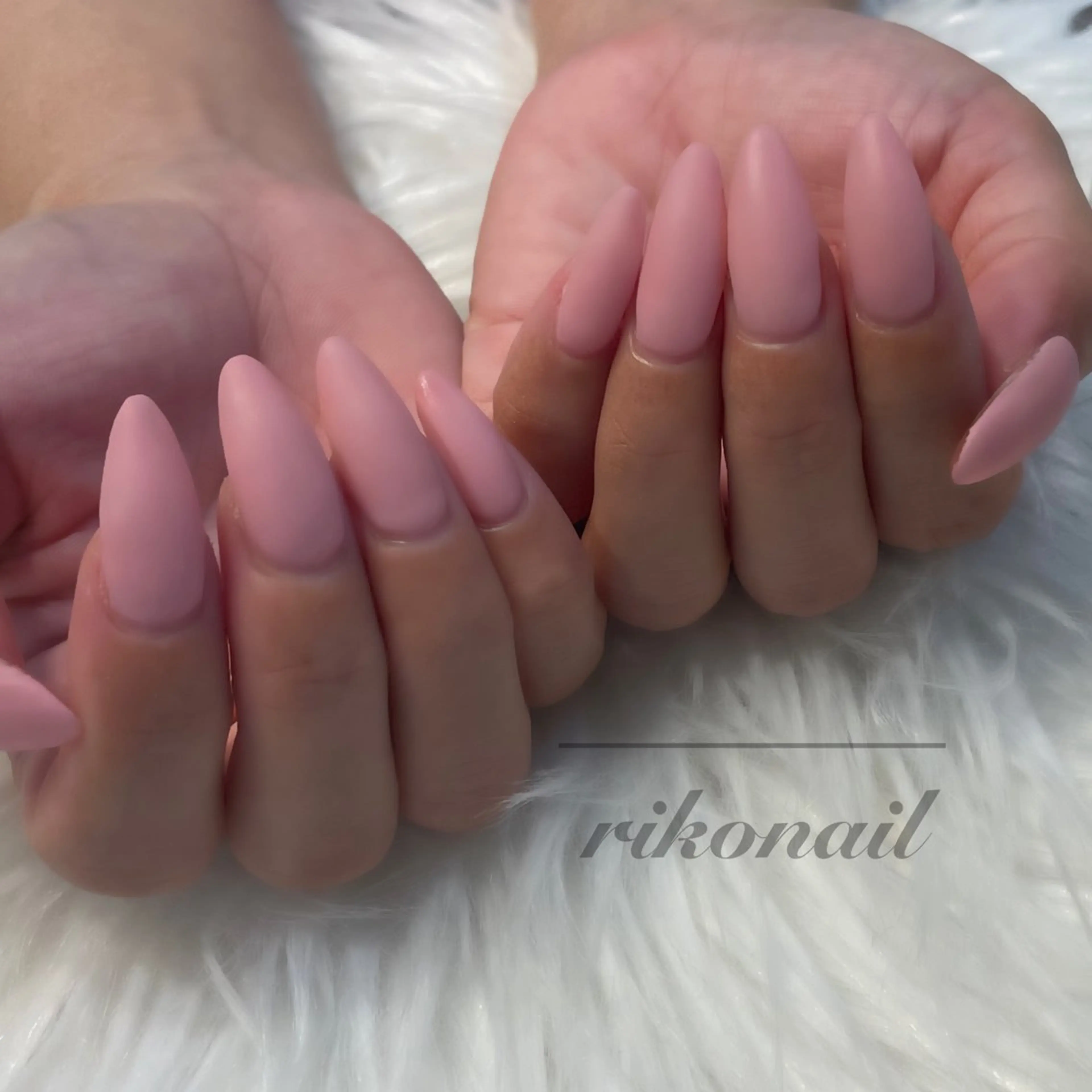 ネイル マットネイル ハンドネイル riko nailのネイルデザイン