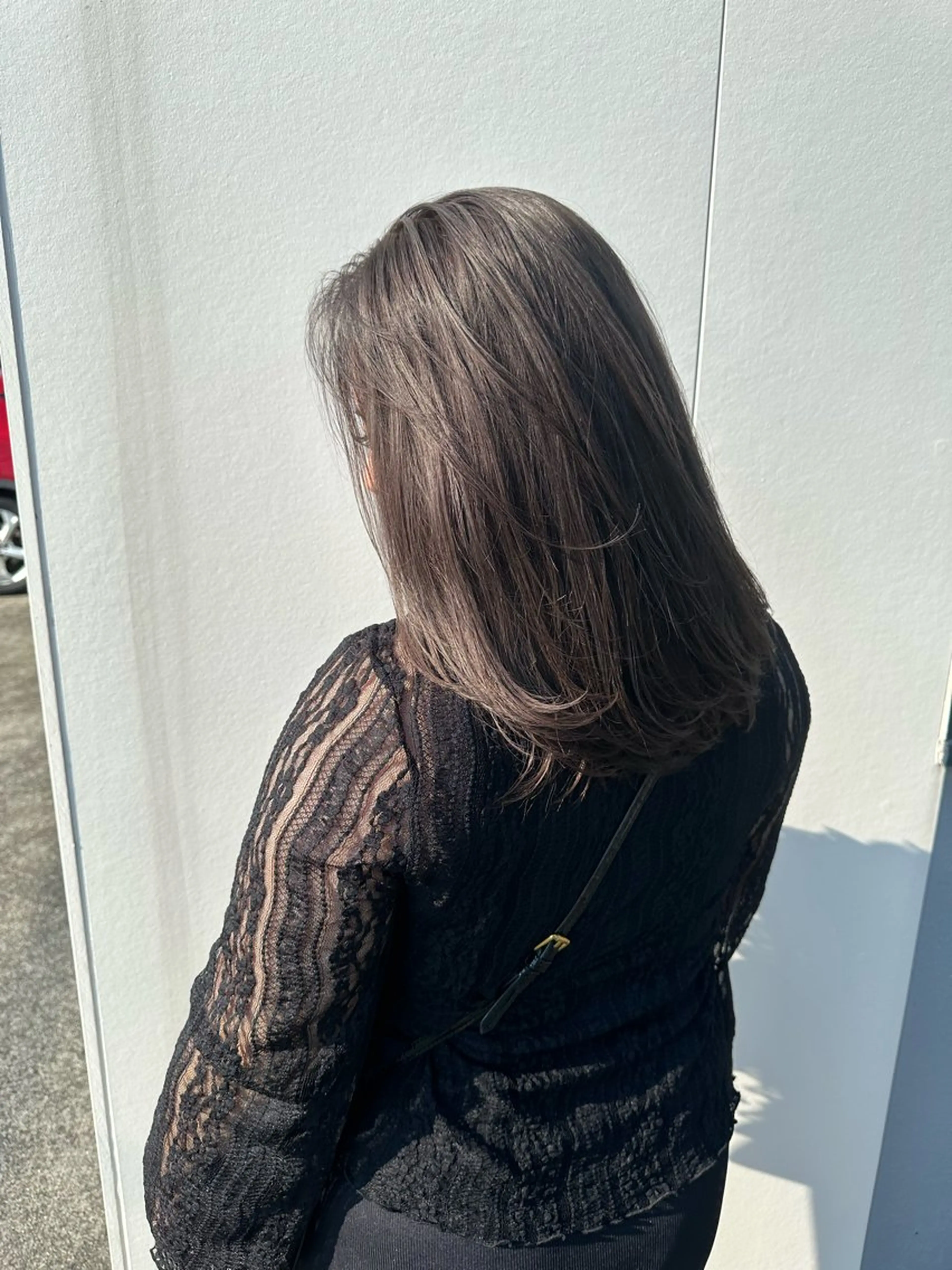 セミロング カラー ヘアカラー Lantana所属・Lantana 前野心結のヘアスタイル