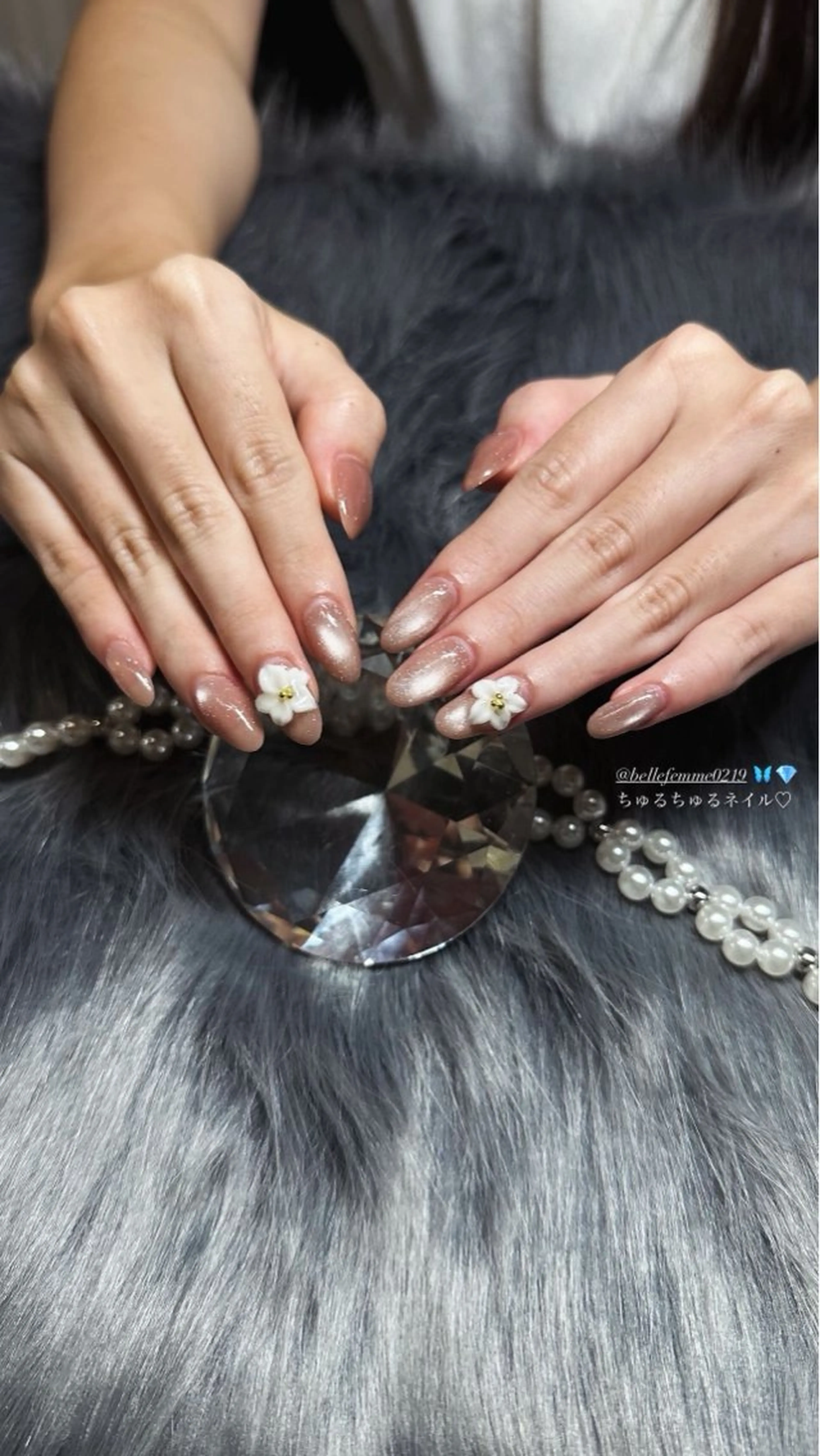 ネイル フラワーネイル ハンドネイル Belle Fammeのネイルデザイン