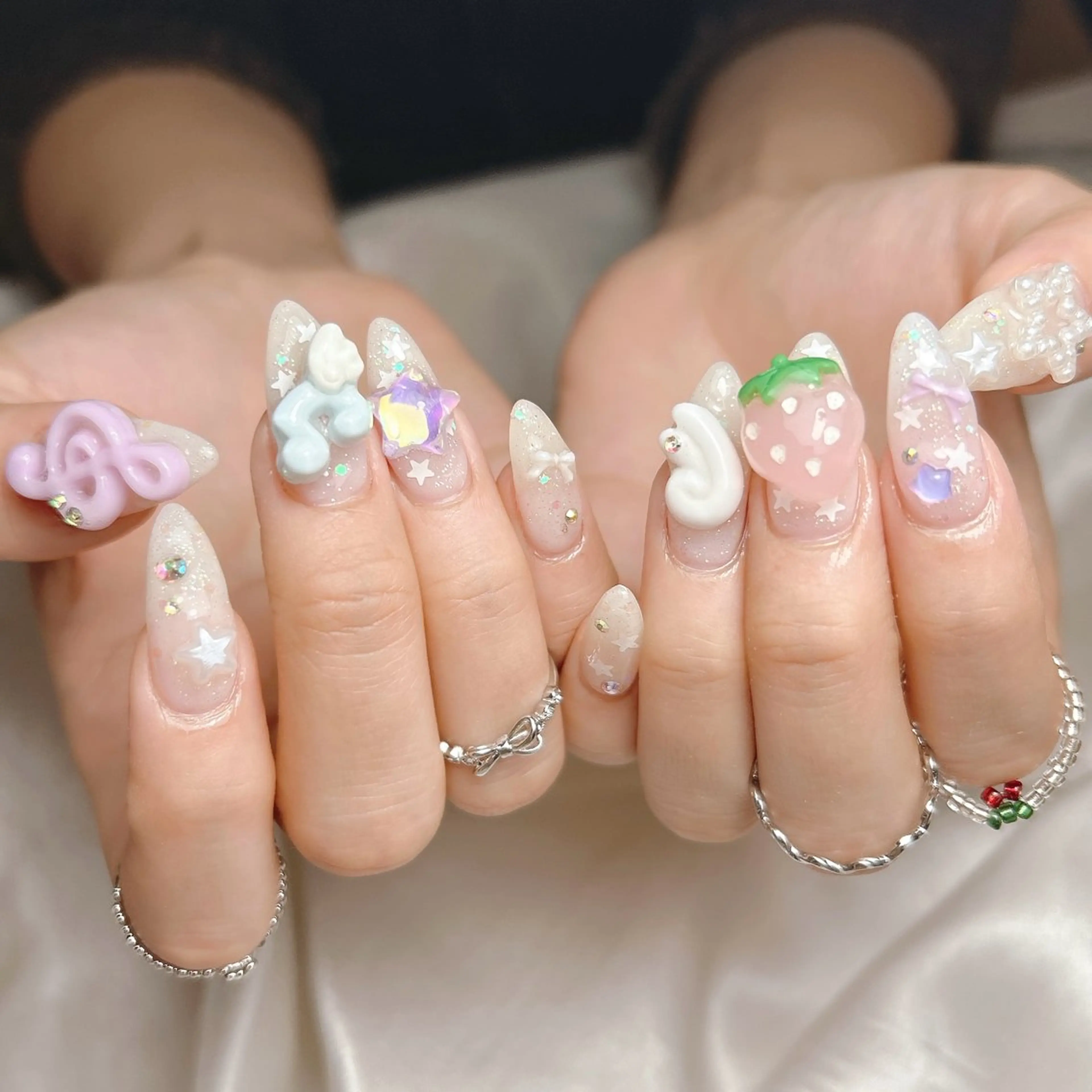 No.1🍀【90分持ち込みコース】画像持ち込み◎パーツ&アート込み🧸🎨初回オフ無料！の写真