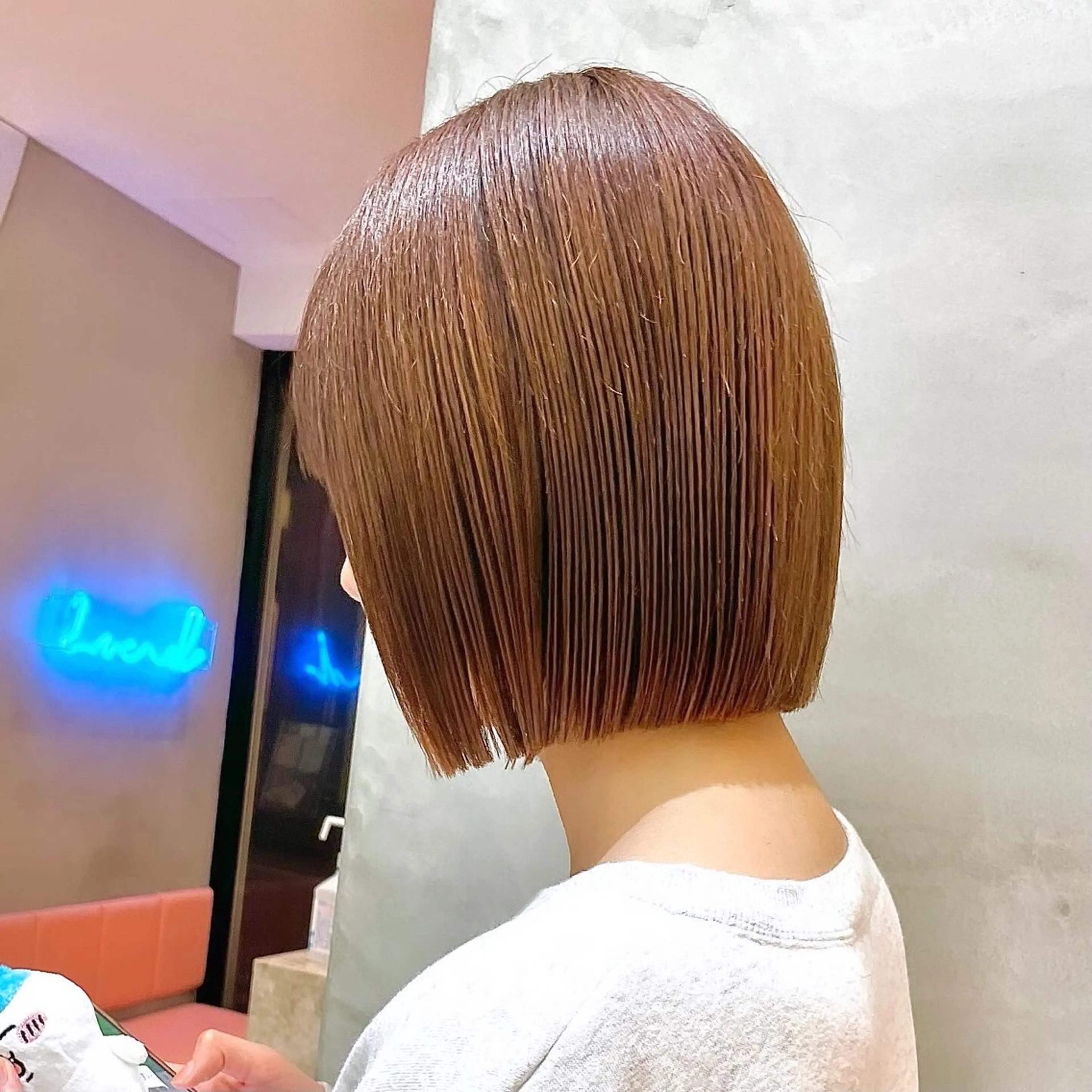 ショート Misaki /ボブ/縮毛矯正のヘアスタイル