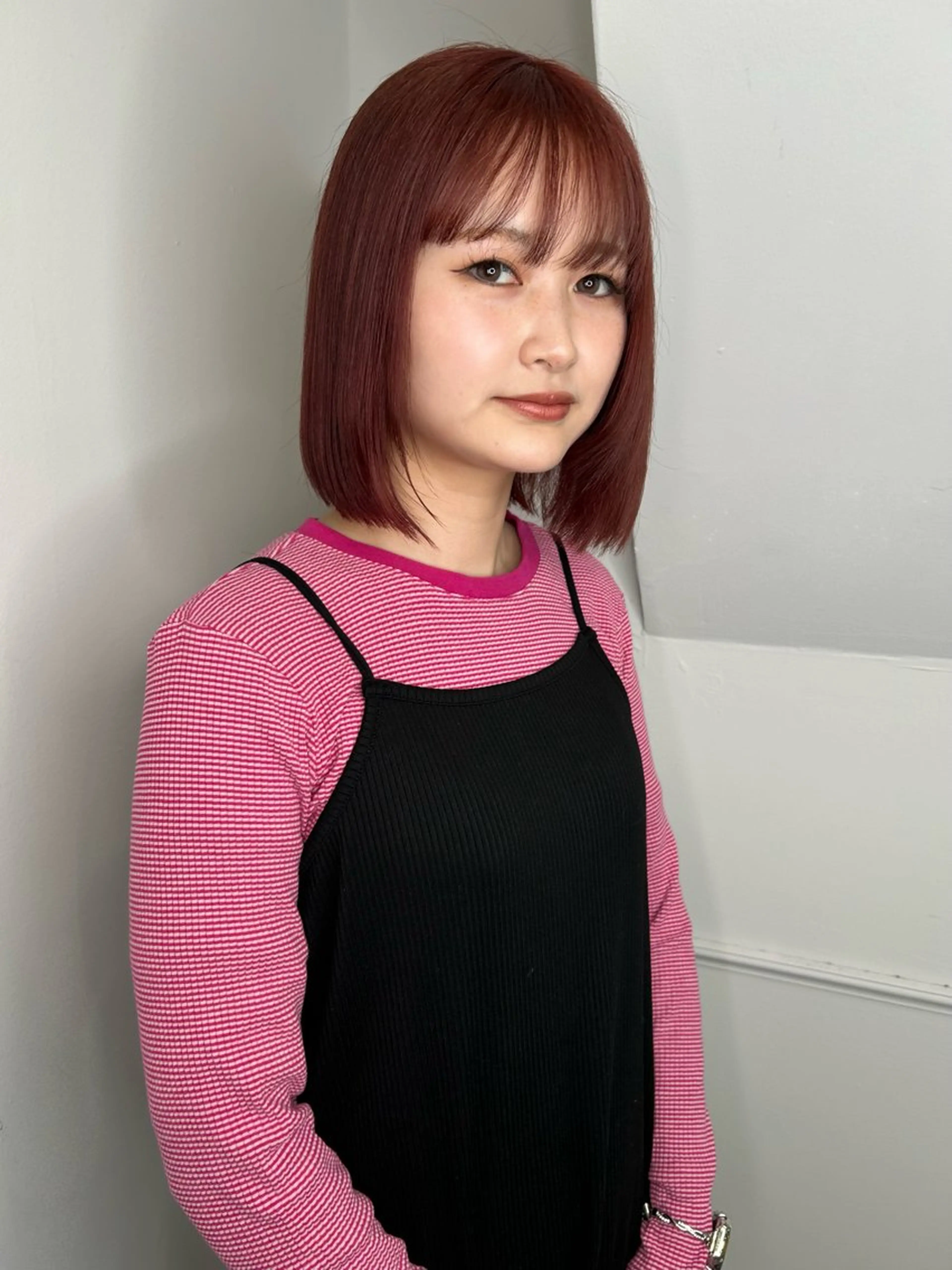 セミロング カラー land所属・透明感カラー/レイヤ ー🌙Honokaのヘアスタイル