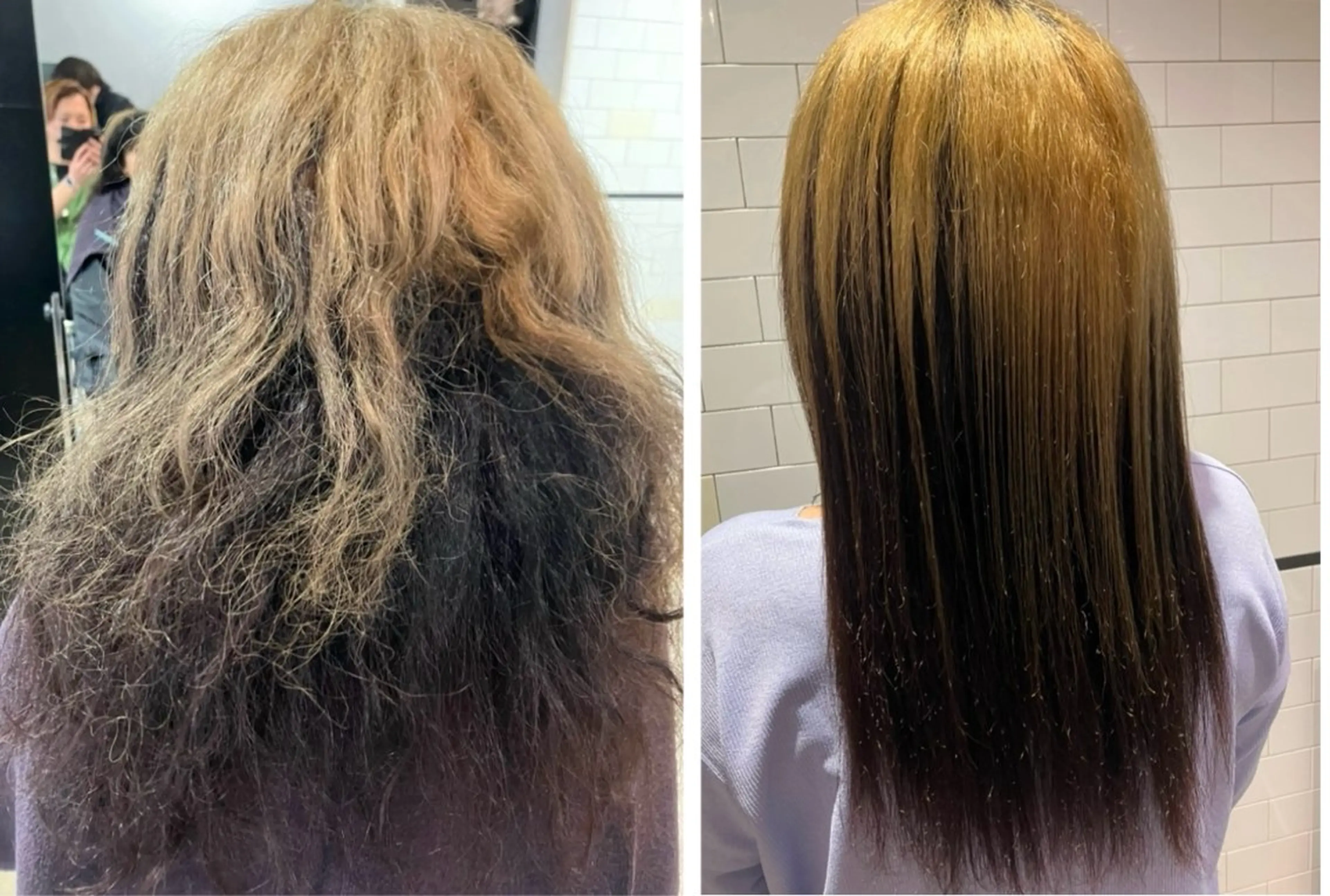 ロング パーマ 髪質改善 縮毛矯正 縮毛矯正 ウルフ・ハイレイヤー 🌟ナカノ・ユウヤのヘアスタイル