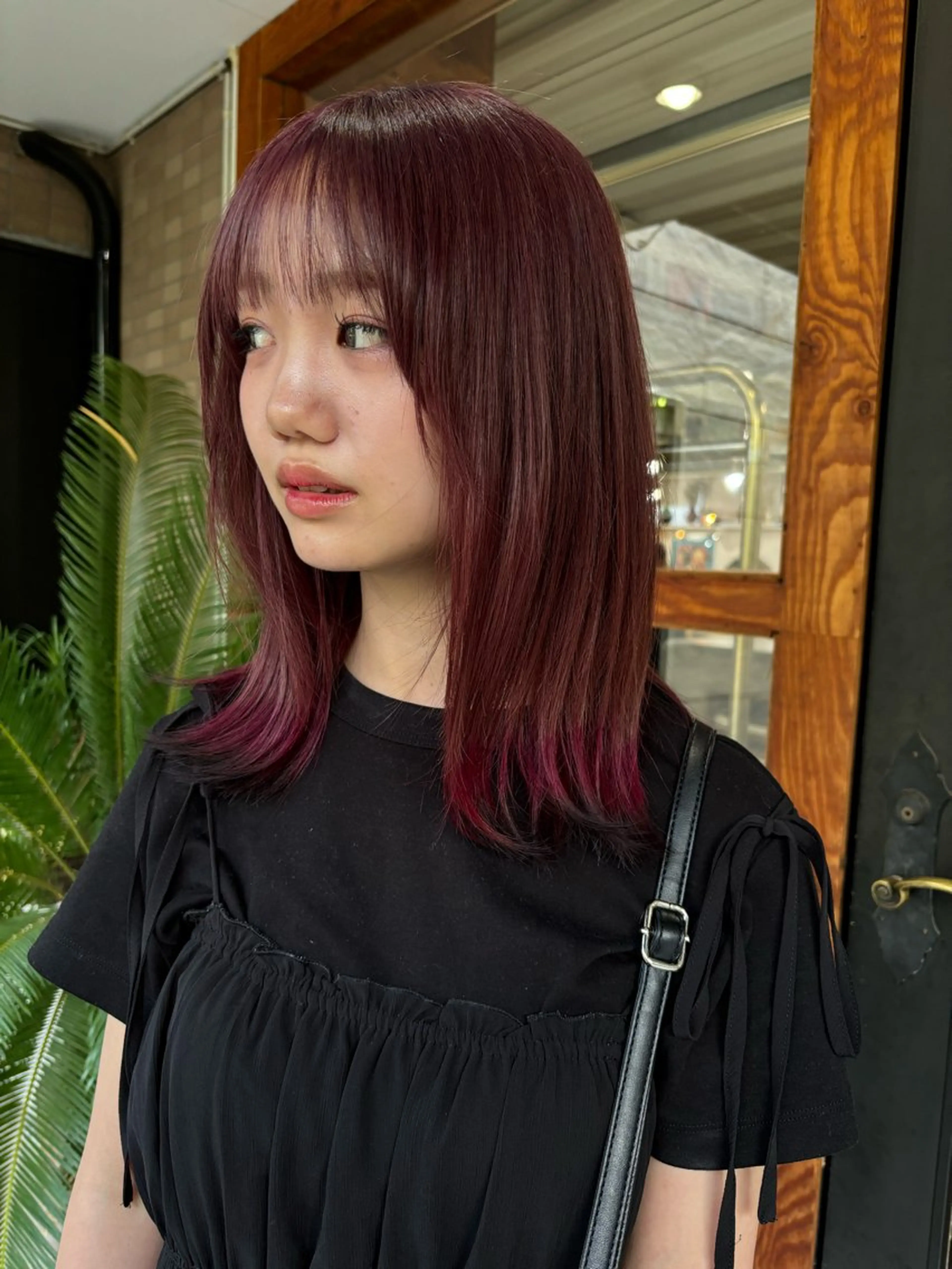 ミディアム カラー ヘアカラー なぎ🌿.∘[ボブ, ニュアンスカラー]のヘアスタイル