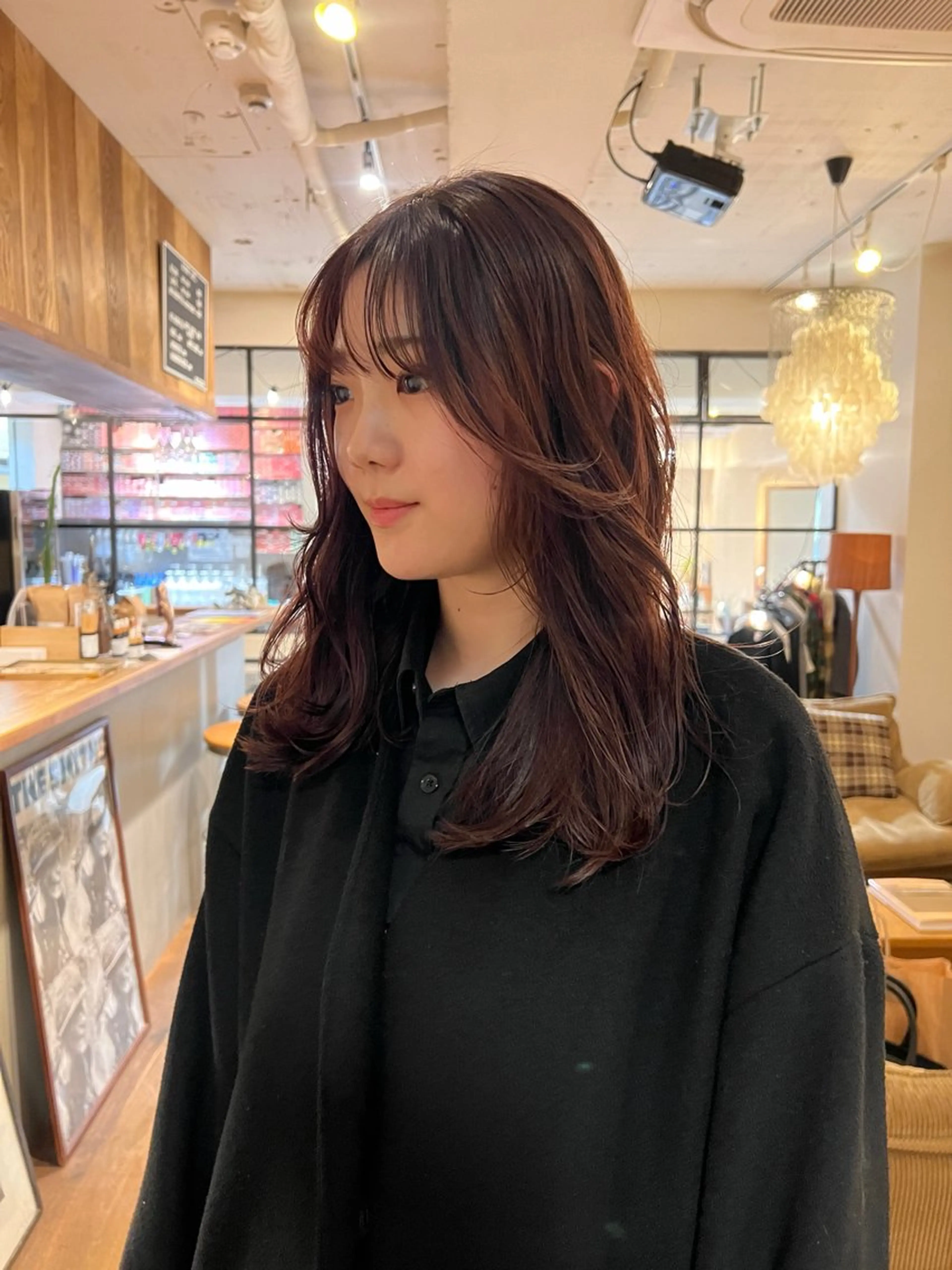 🍒新規限定クーポン🍒ワンカラー＆スタイリング(ブリーチしている方でもOK)施術開始19:30~20:00の写真