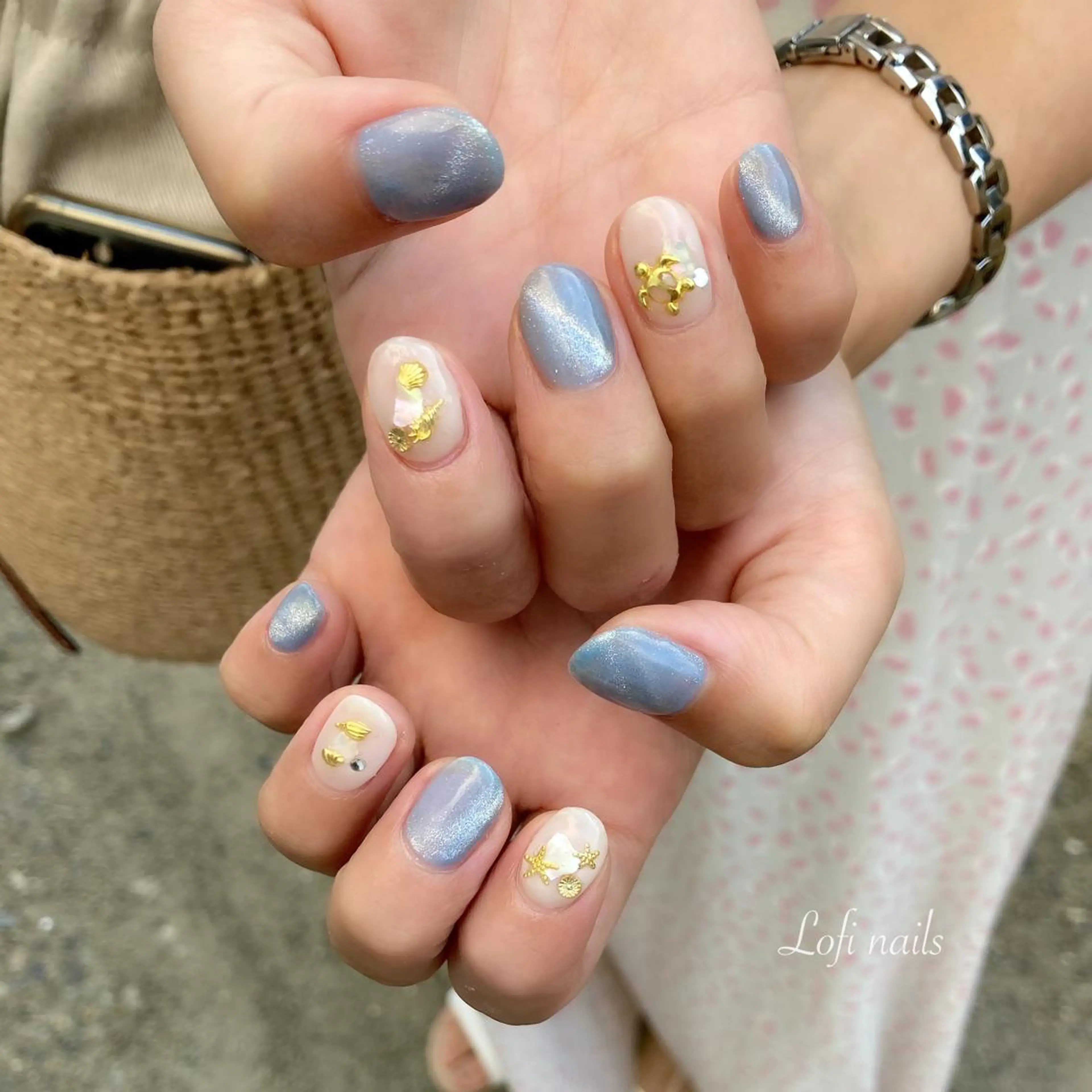 ネイル マグネットネイル Lofi nails ゆきこのネイルデザイン