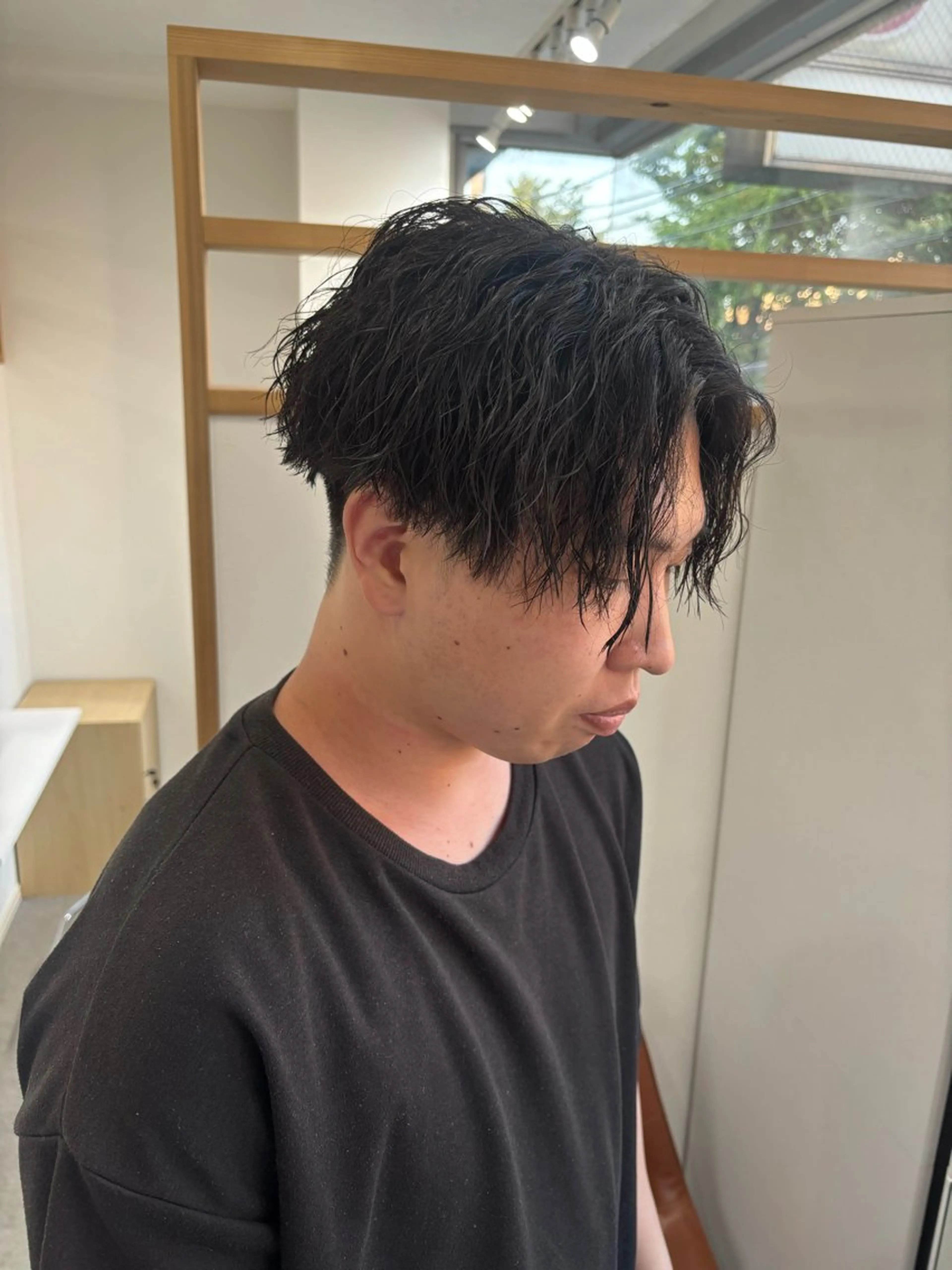 パーマ メンズ カット パーマ 髪質改善美容室bokuno町田店所属・メンズ＆髪質改善縮毛 矯正【平山🔥拓哉】のヘアスタイル