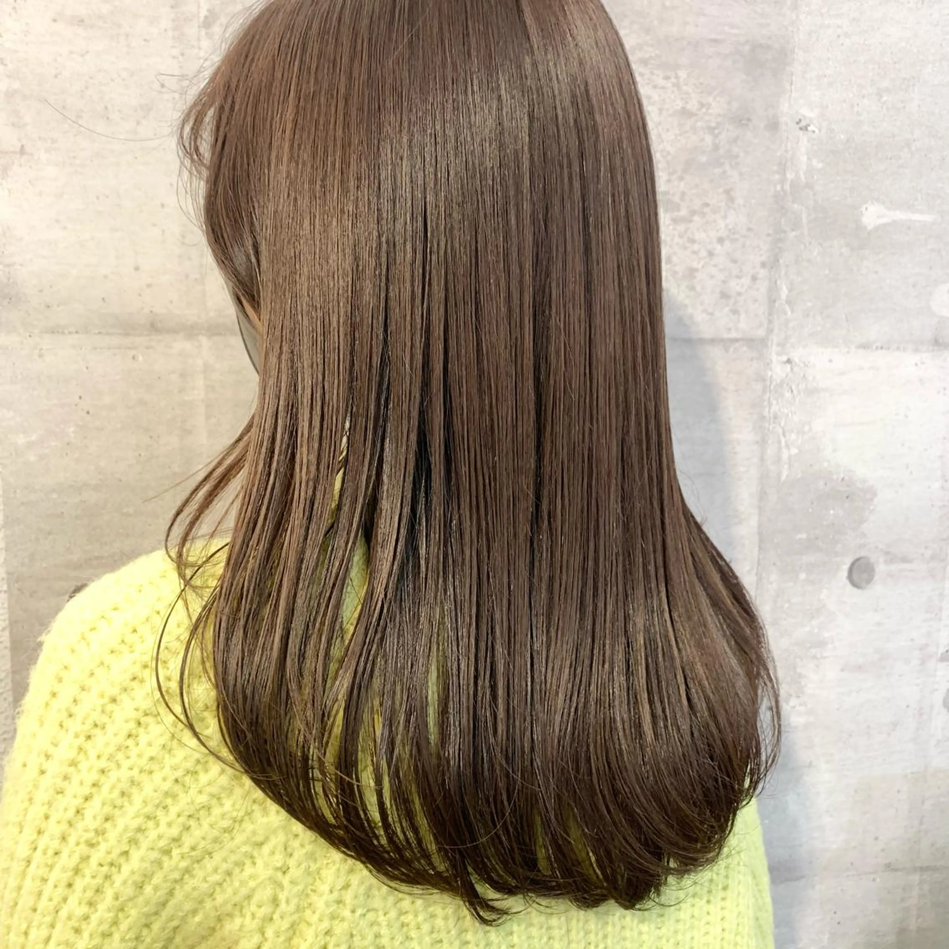 セミロング カラー 韓国ヘア /男女❄️ 細江 美紅のヘアスタイル