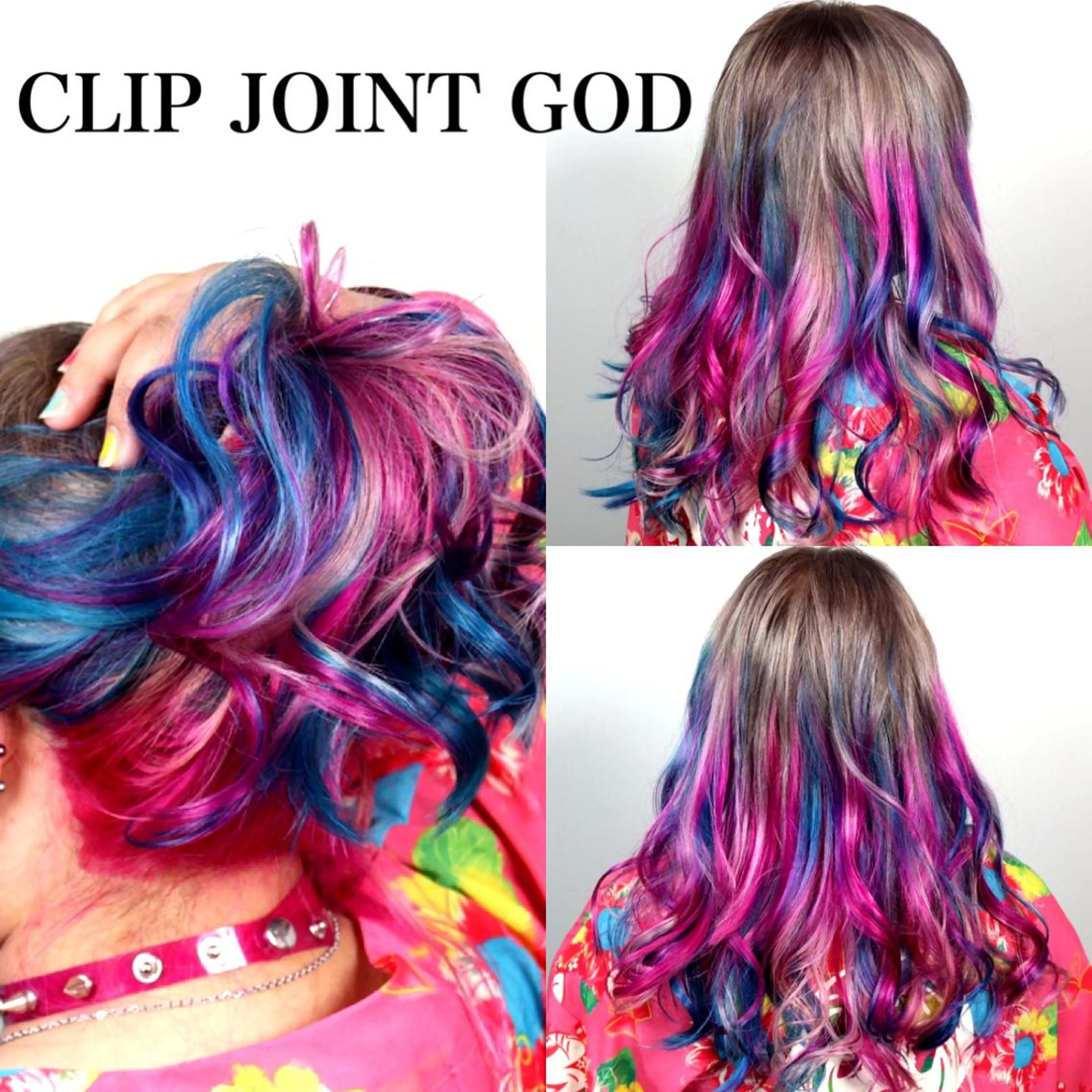 ロング カラー メッシュ ピンクカラー ヘアカラー トリートメント ヘアセット 秋葉 洸平のヘアスタイル