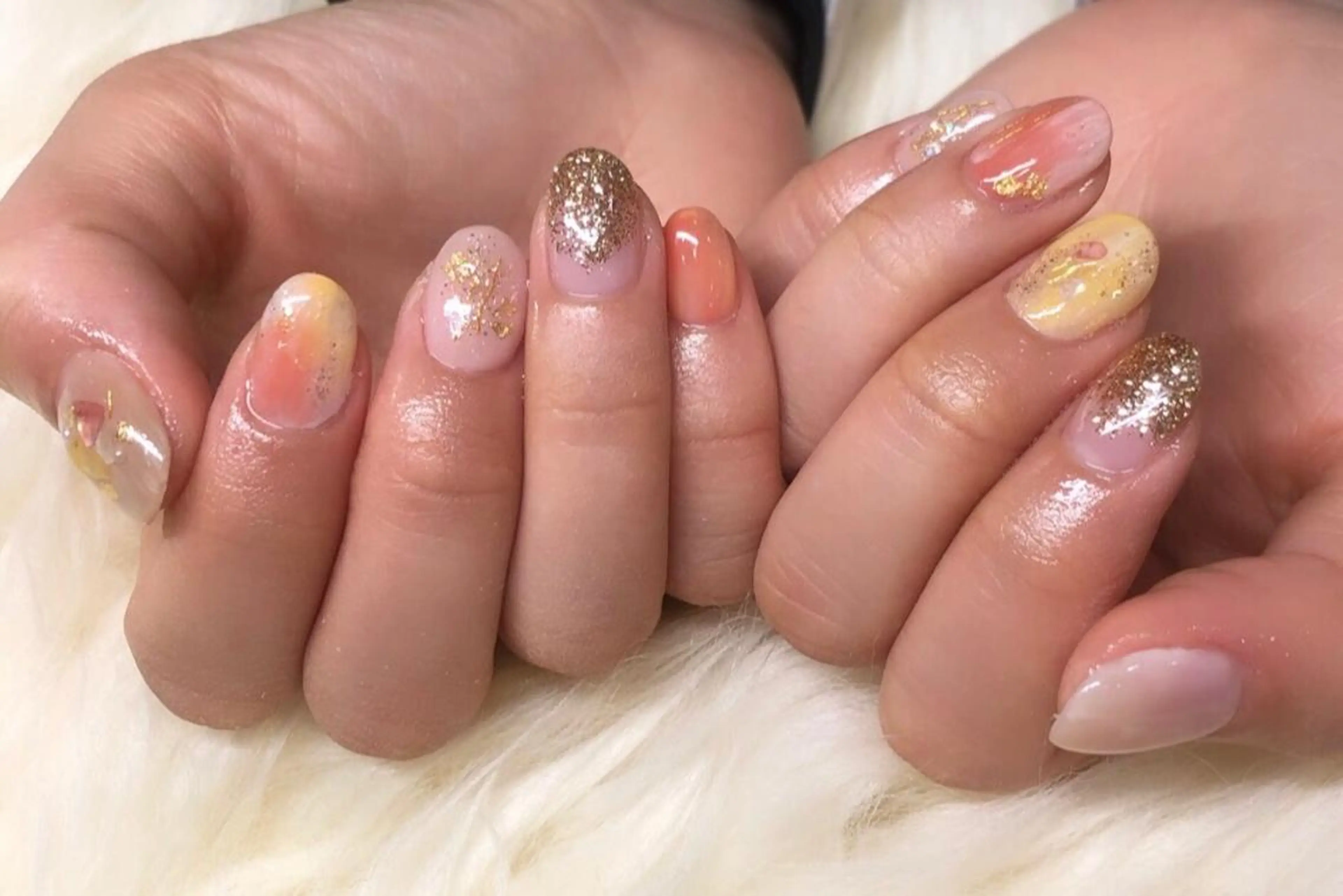 ネイル ニュアンスネイル ëmma nail_ by chulaのネイルデザイン