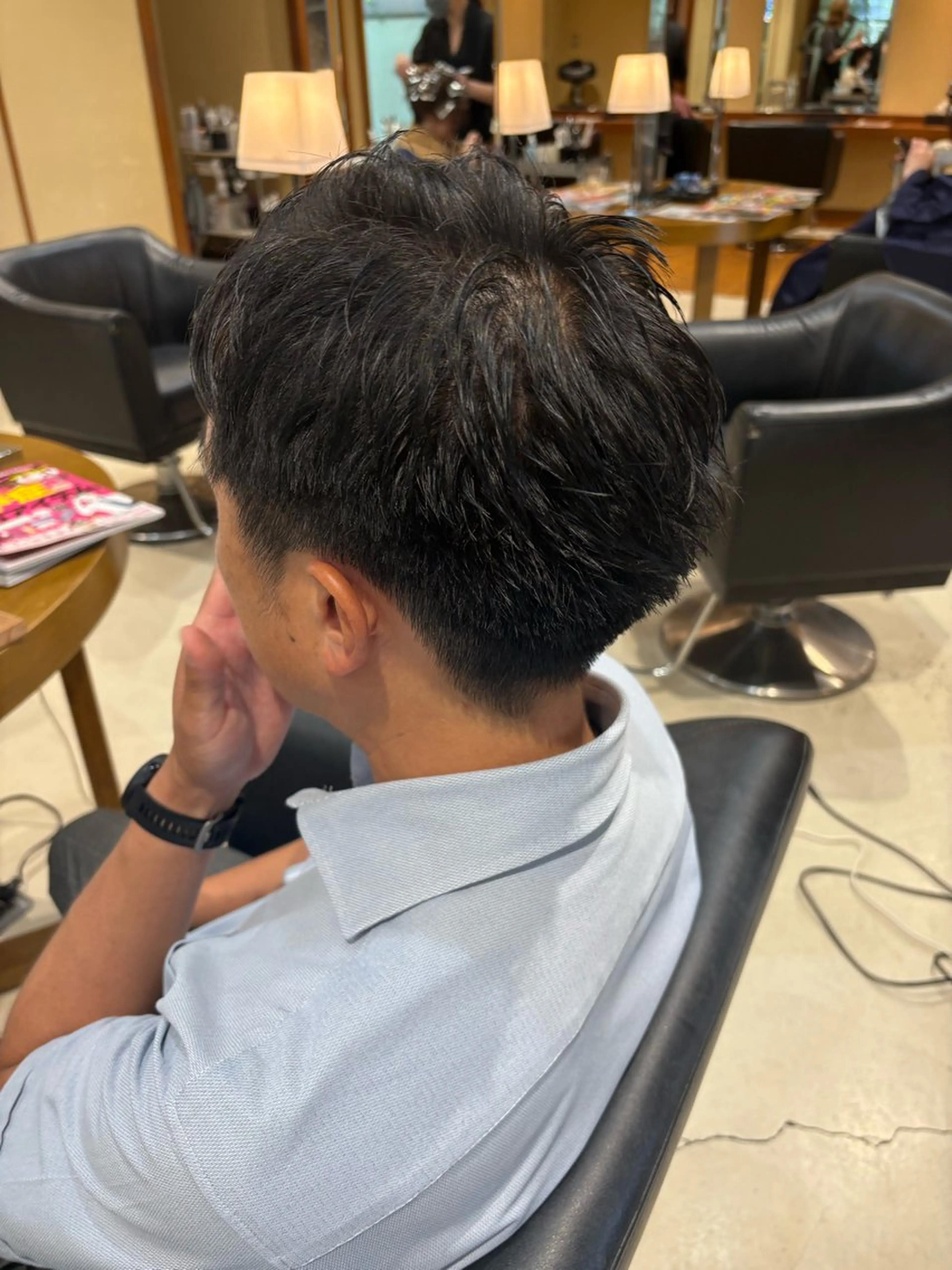 メンズ カット ⟡.·mamiya 縮毛矯正/ヘアセットのヘアスタイル
