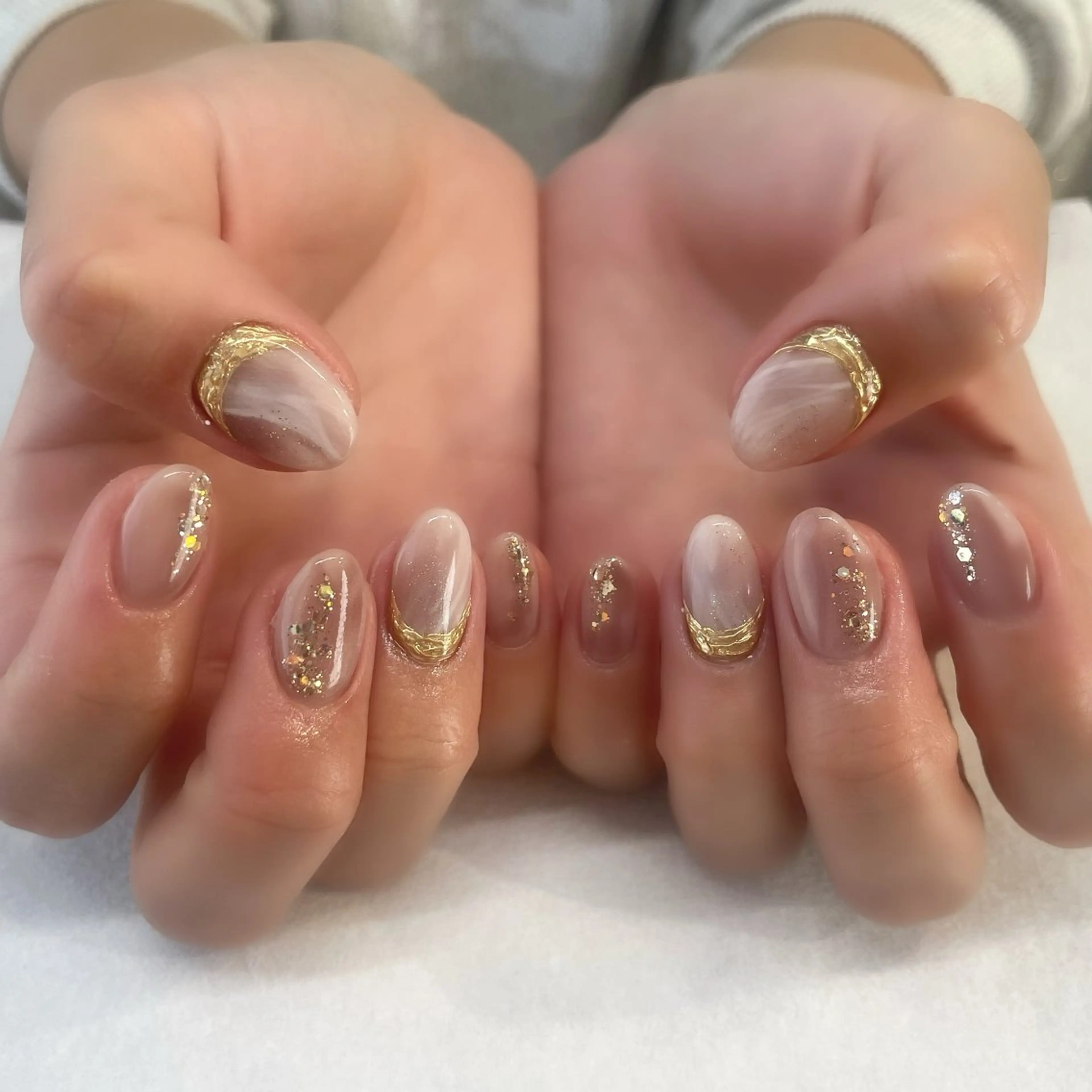 ネイル ハンドネイル 💎🐰 saki. m 🐰💎のネイルデザイン