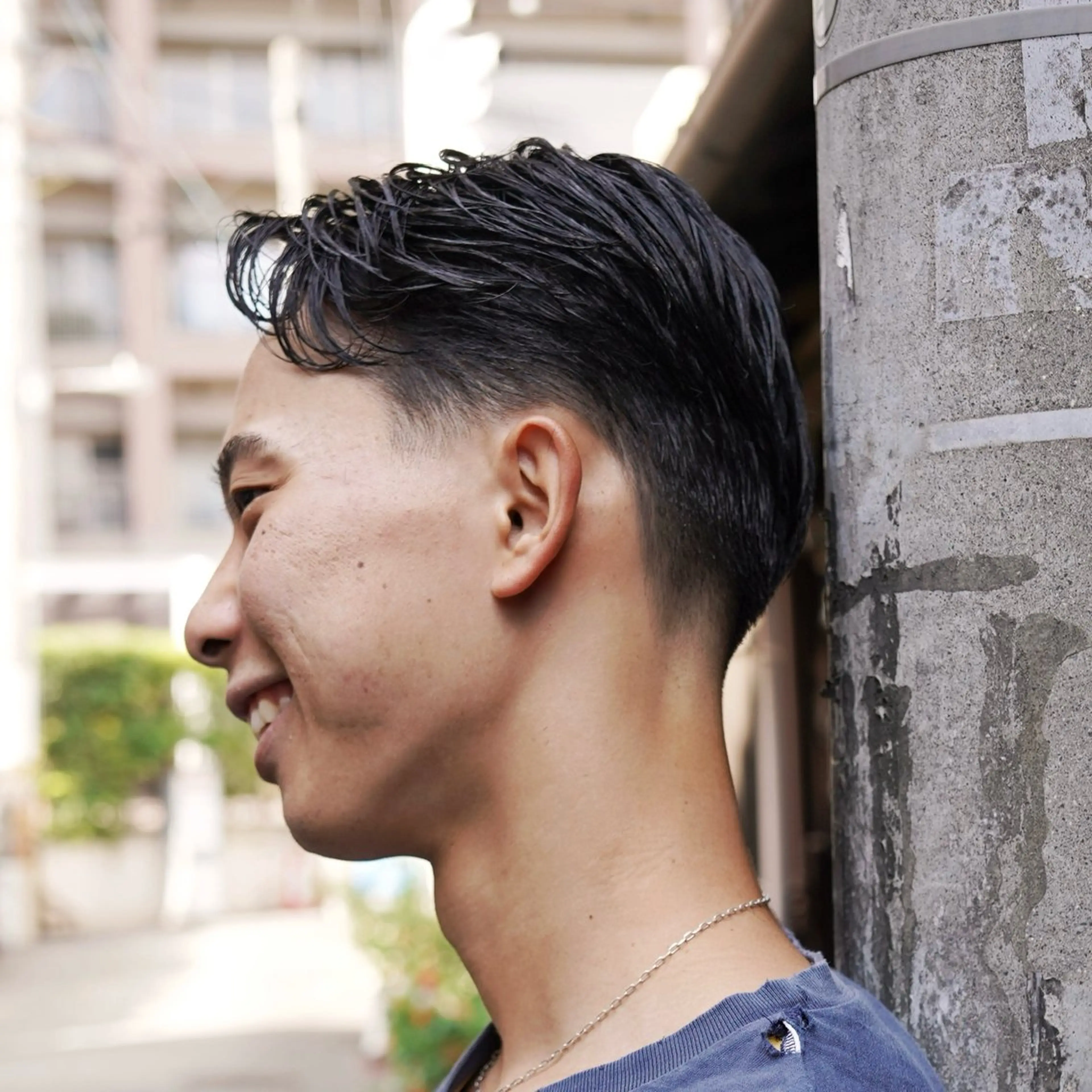 ショート パーマ メンズ カット パーマ GAKU /フェード /メンズ/難波のヘアスタイル