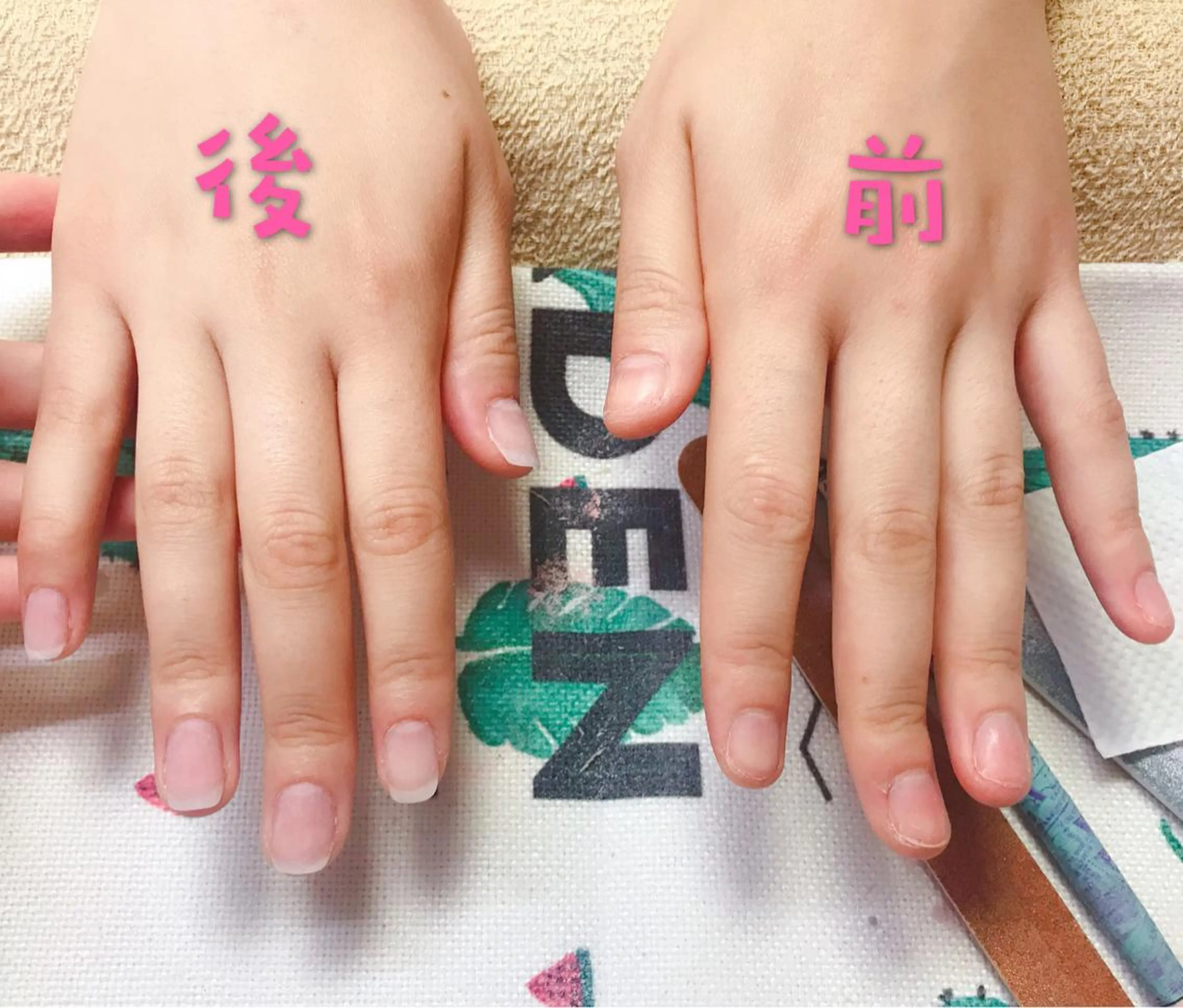 カラー ネイル Q Free nailsのネイルデザイン