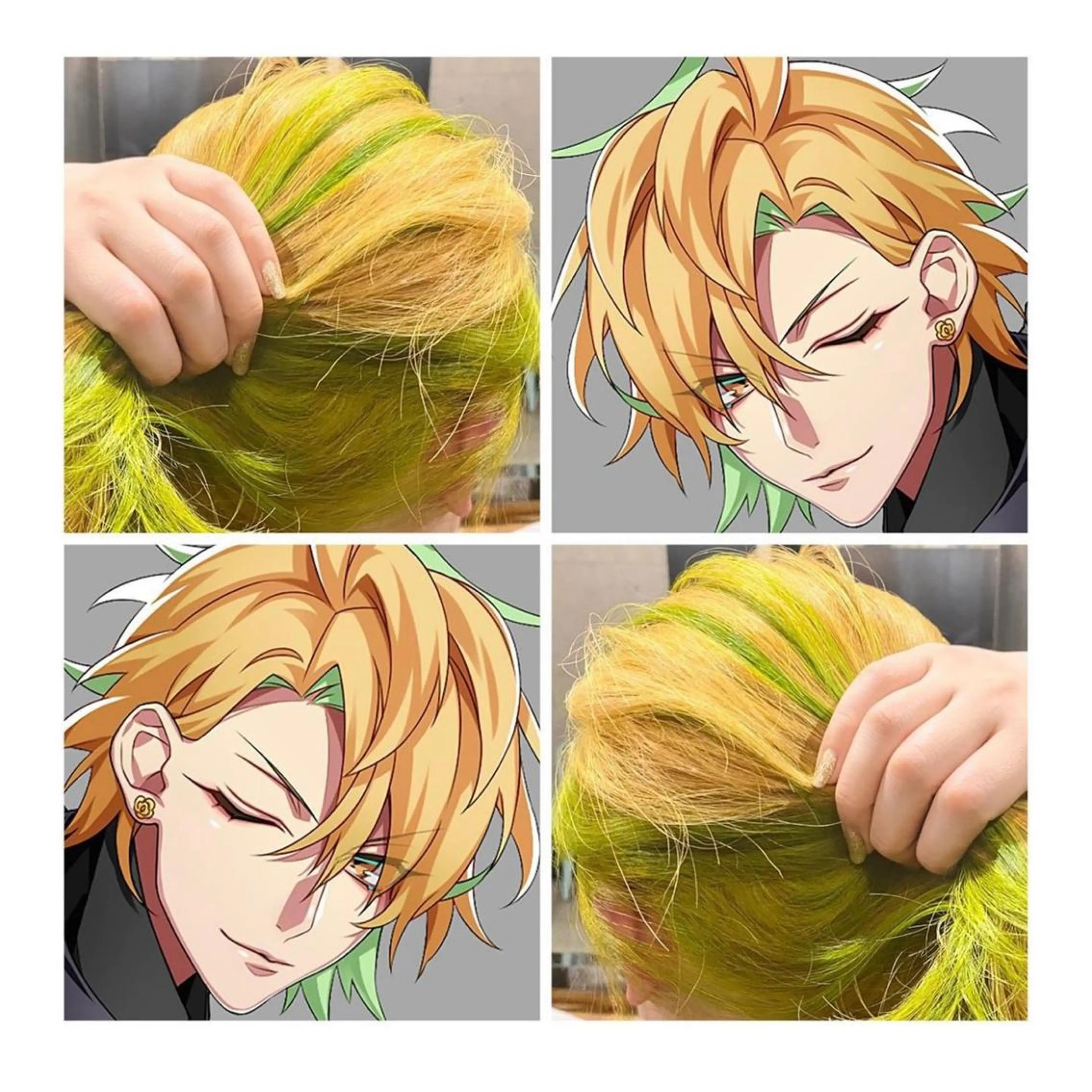 ミディアム カラー ヘアカラー GARU-ガル-所属・TSUNO🦖 派手髪/オタク美容師のヘアスタイル