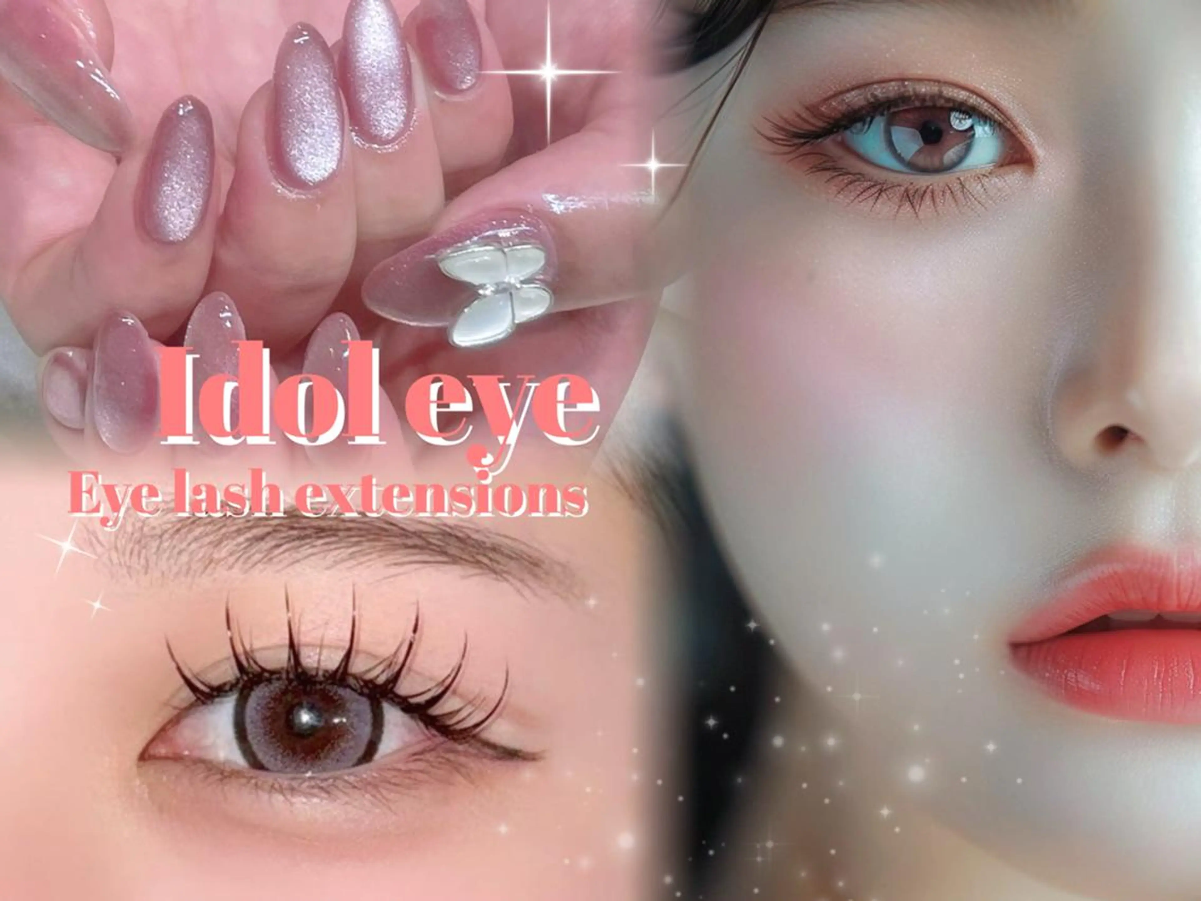 マツエク・マツパ バインドロック 束感まつ毛 フラットラッシュ 韓国風マツエク パリジェンヌラッシュリフト 💖meRK nen💖のマツエク・マツパデザイン