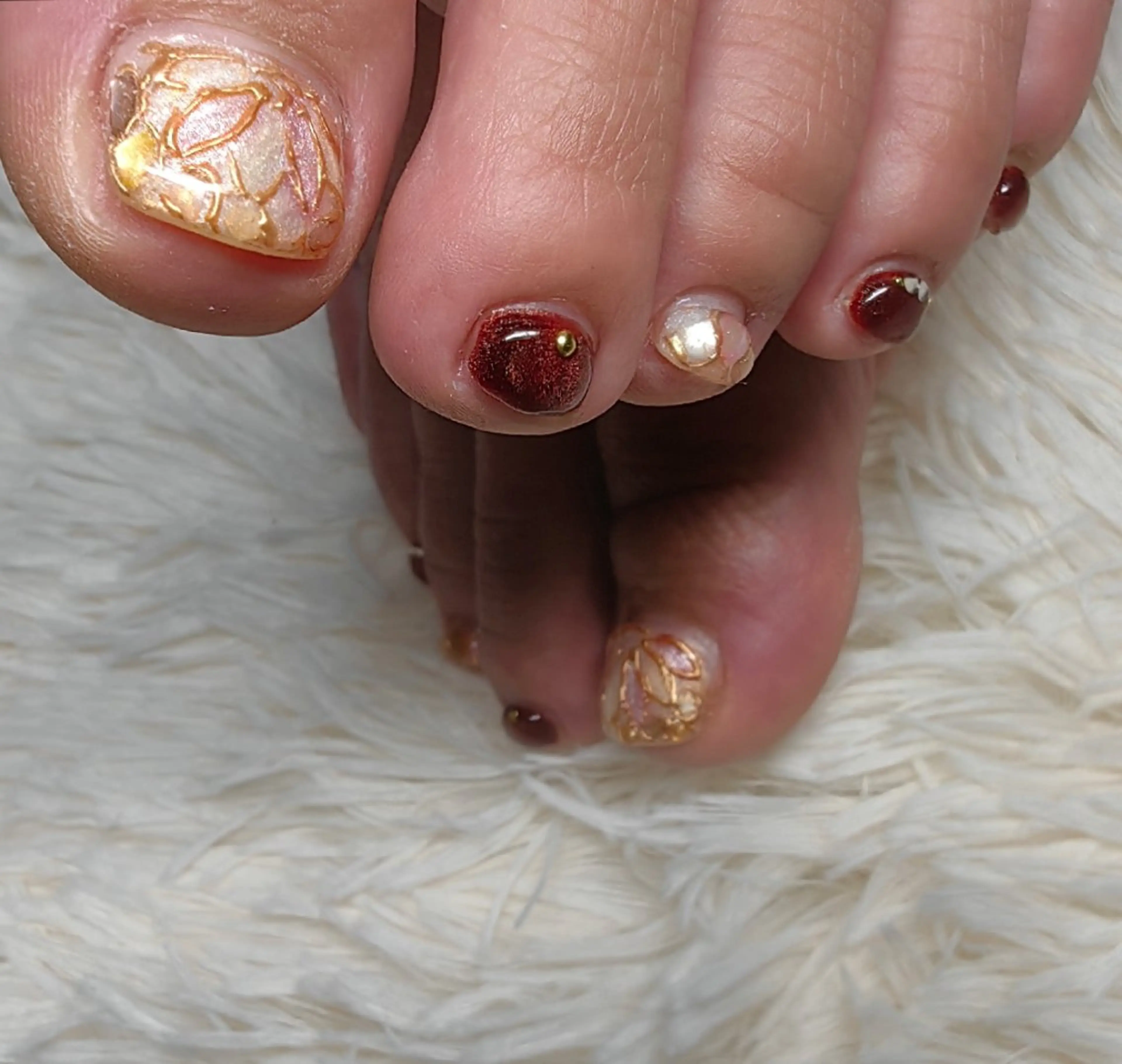 ネイル フラワーネイル フットネイル reve あやののネイルデザイン