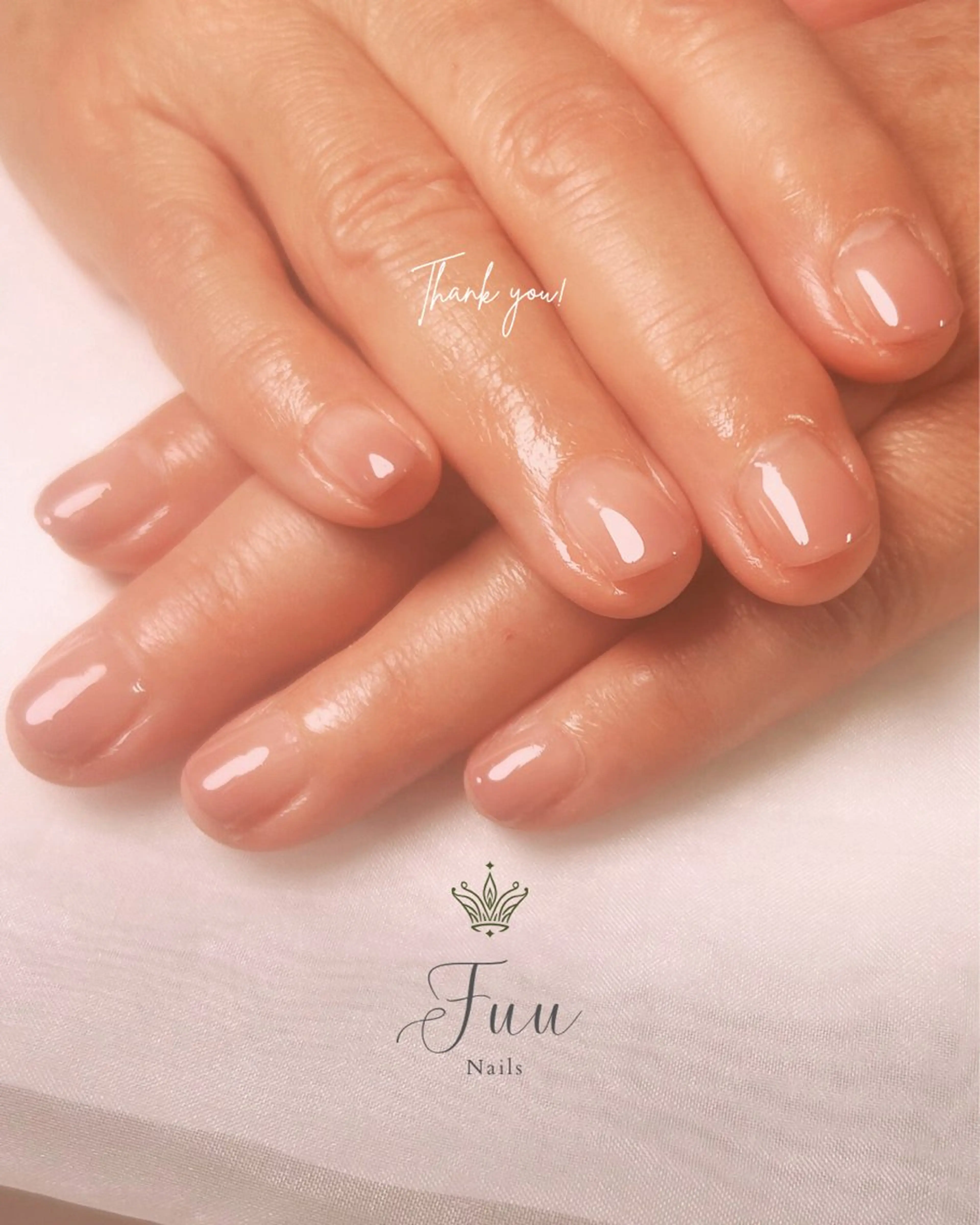 ネイル グラデーション オフィスネイル ワンカラーネイル ピンク ピンクベージュ ハンドネイル 犬のいるネイルサロン Fuu nailsのネイルデザイン