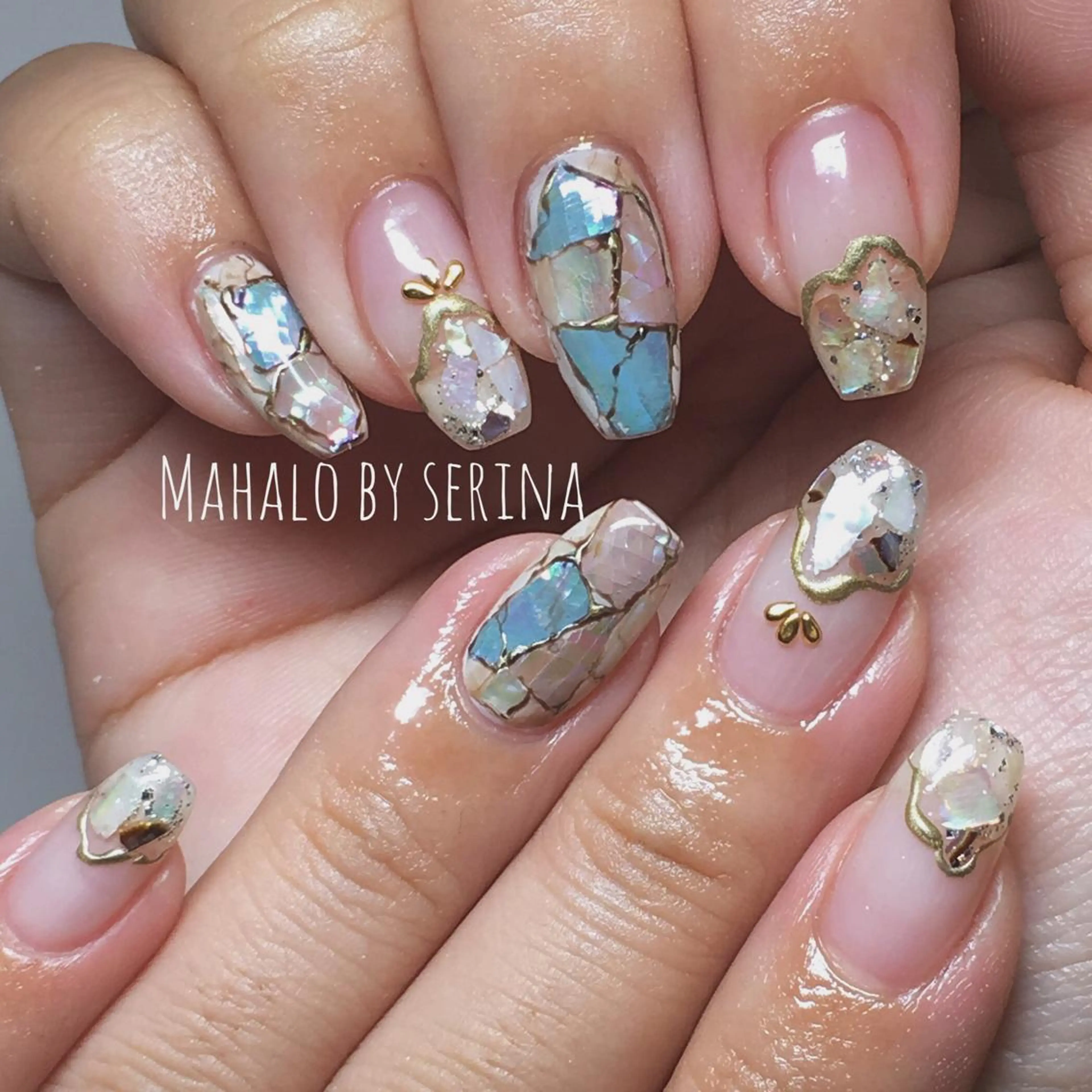 ミディアム ネイル SUNNY BAE. SERINAのネイルデザイン