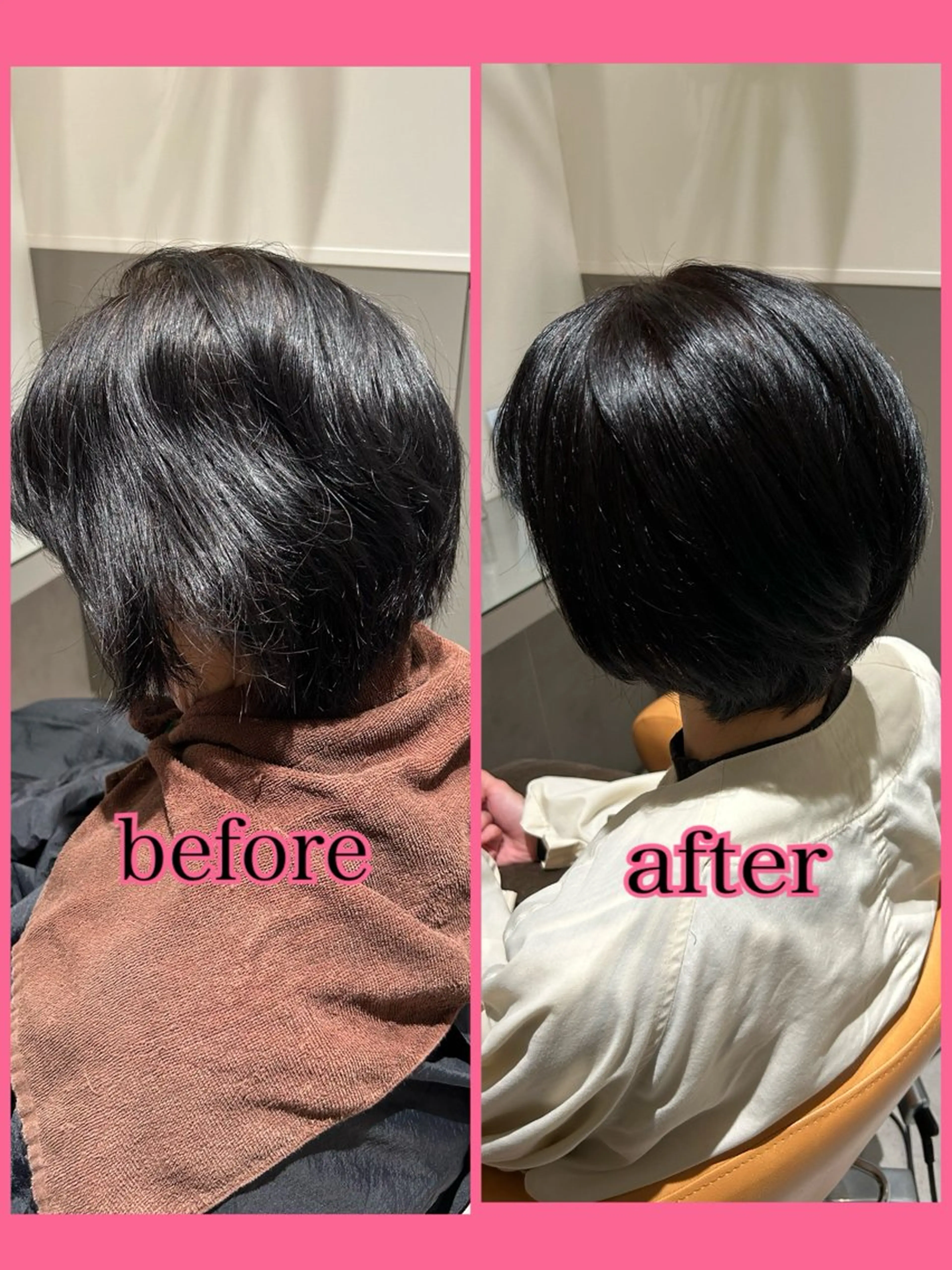 ショート カラー 大久保 陽子のヘアスタイル