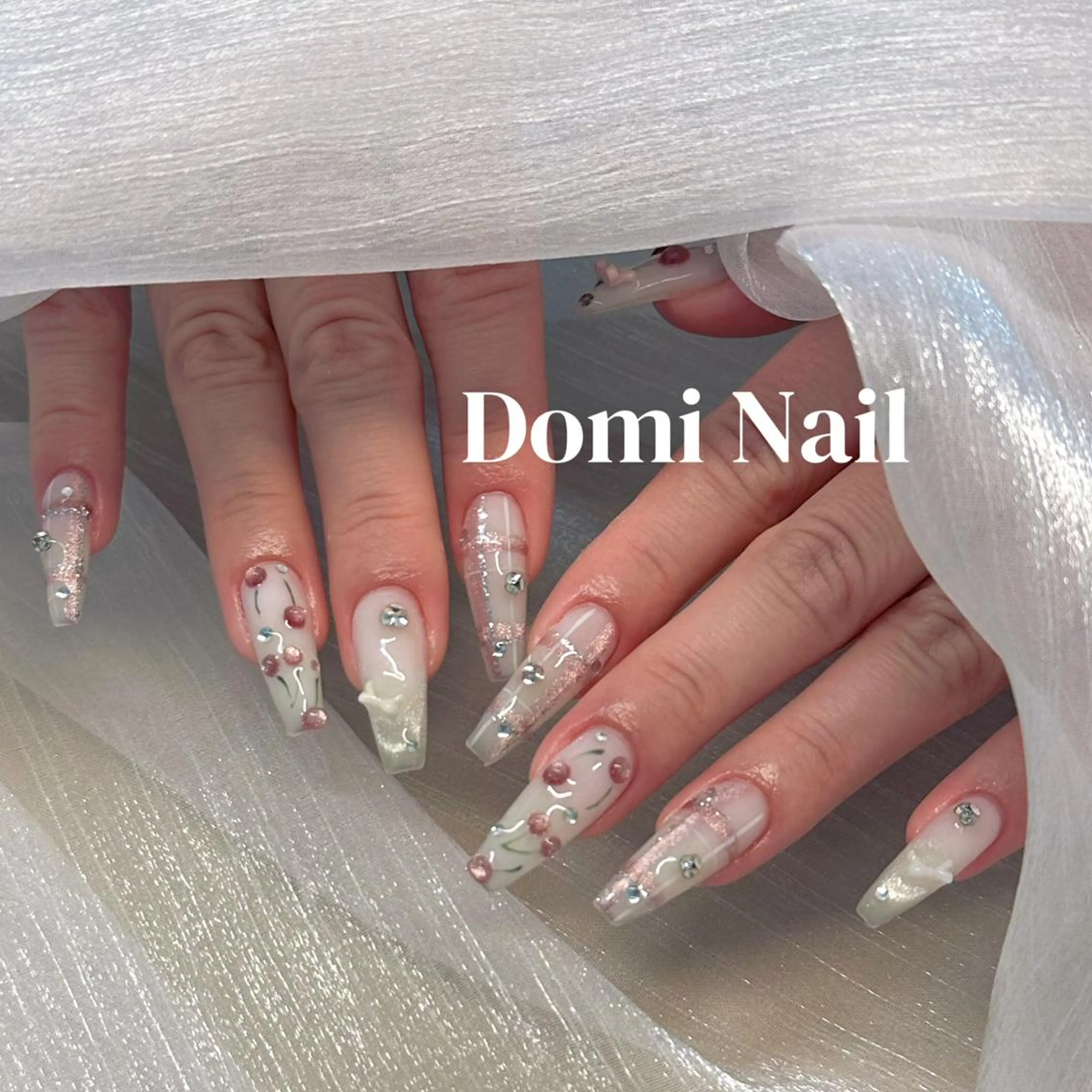 ネイル 持ち込み ネイルチップ ハンドネイル Domi Nail Salonのネイルデザイン