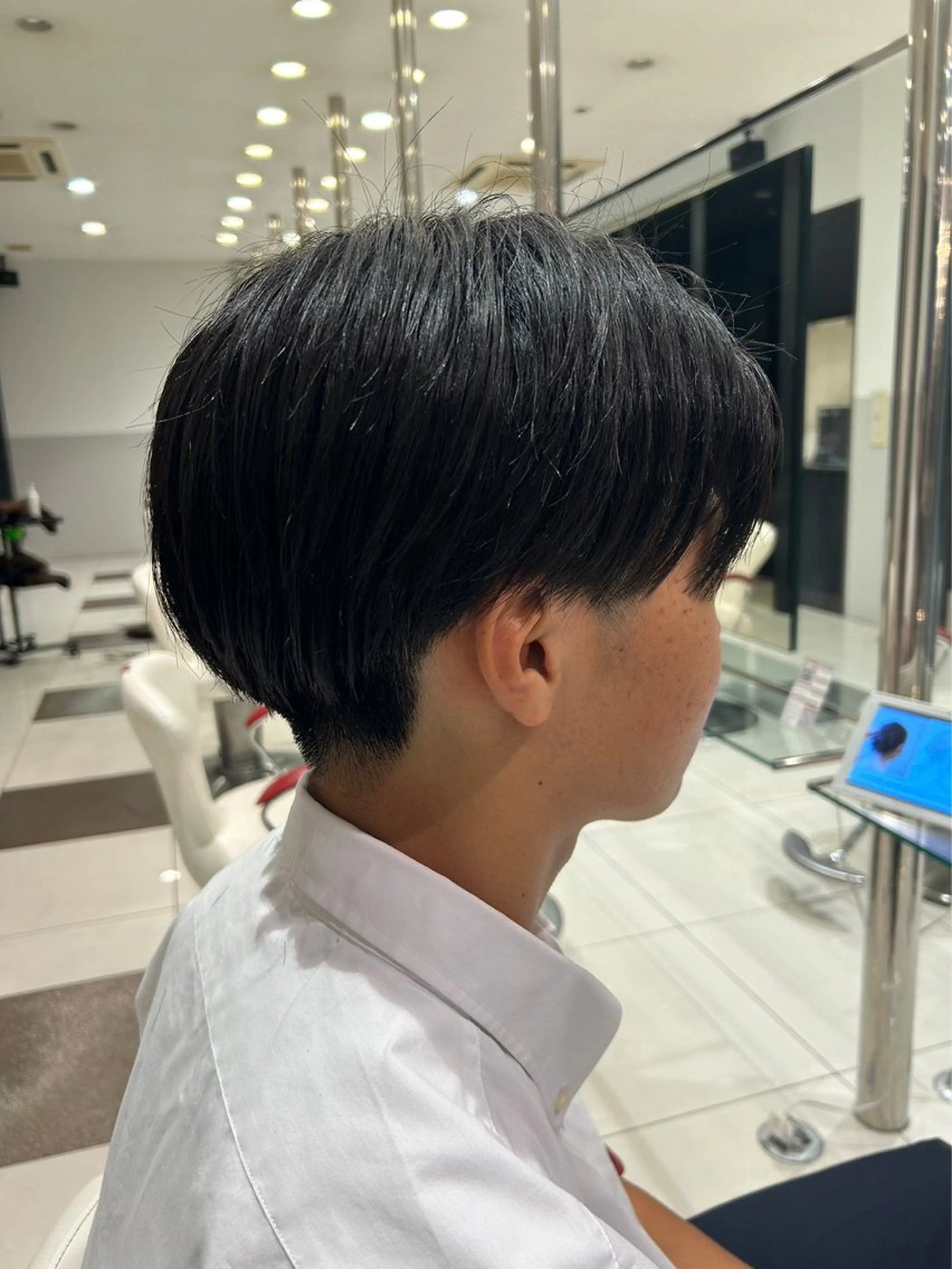 メンズ 平日カットモデル 高岡/山崎開世のヘアスタイル