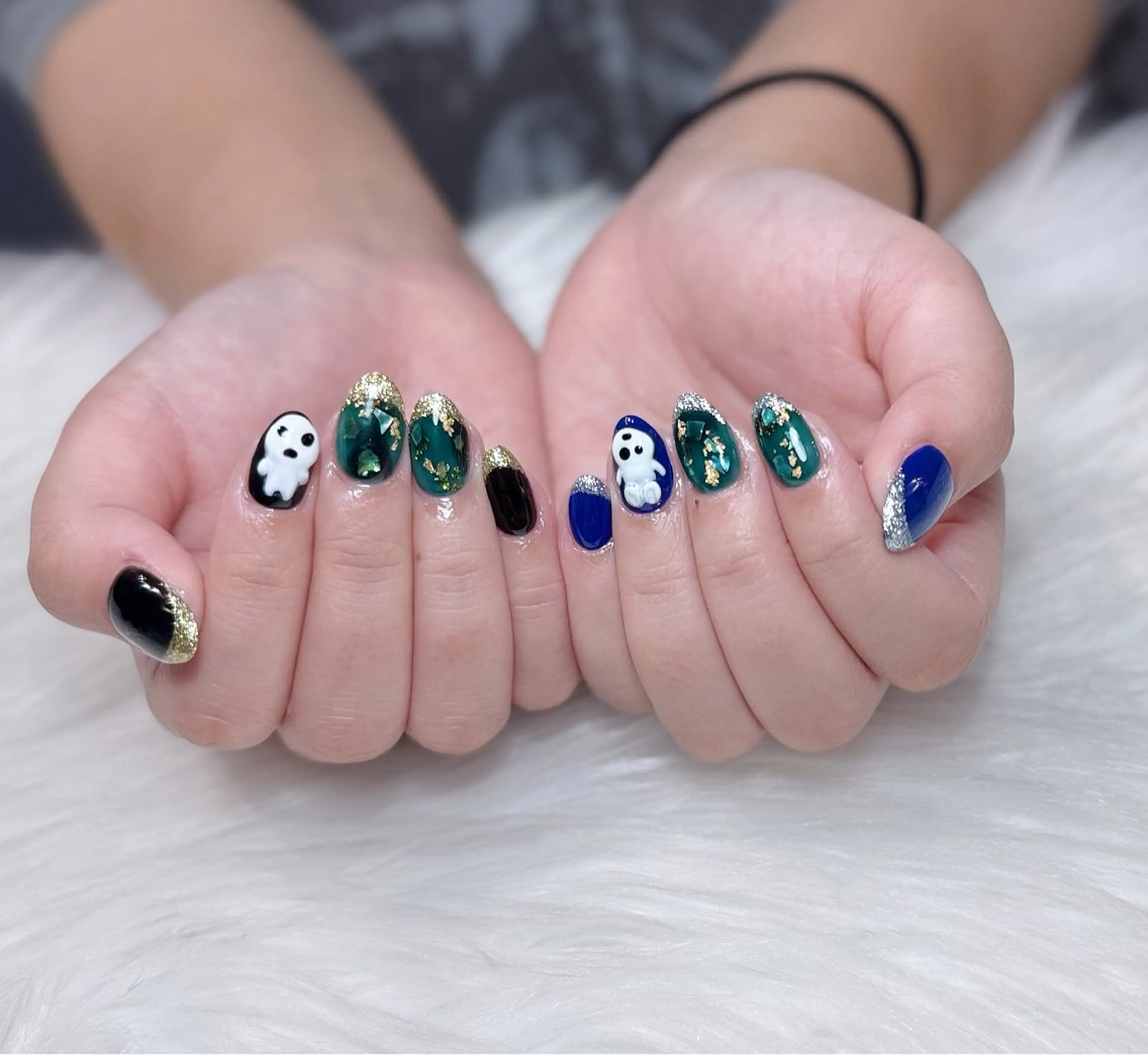 ネイル オーロラネイル チークネイル フットネイル フレンチネイル ジェルネイル ハンドネイル Nichi Nailsのネイルデザイン