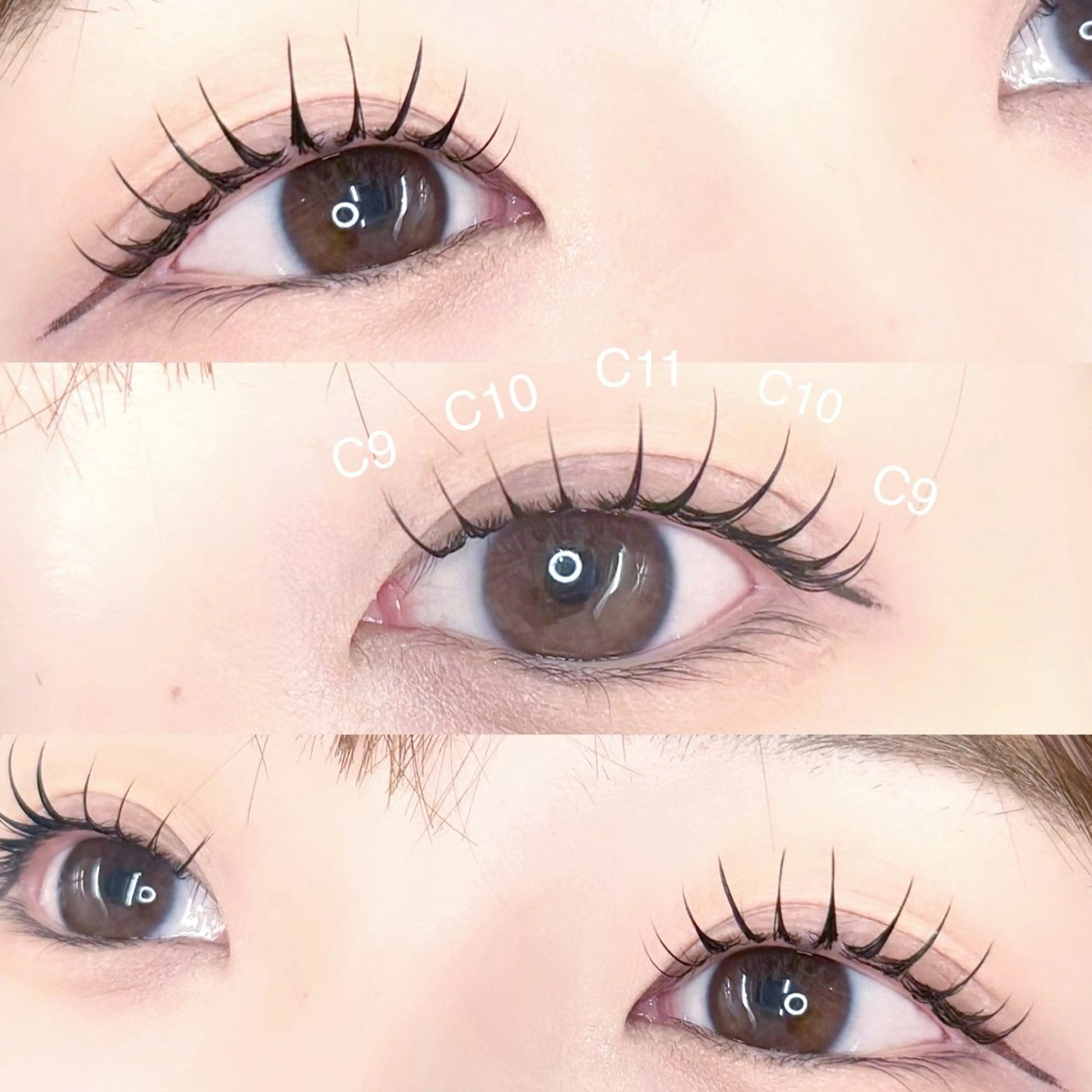 マツエク・マツパ フラットラッシュ マツエク ゆいな 💖のマツエク・マツパデザイン