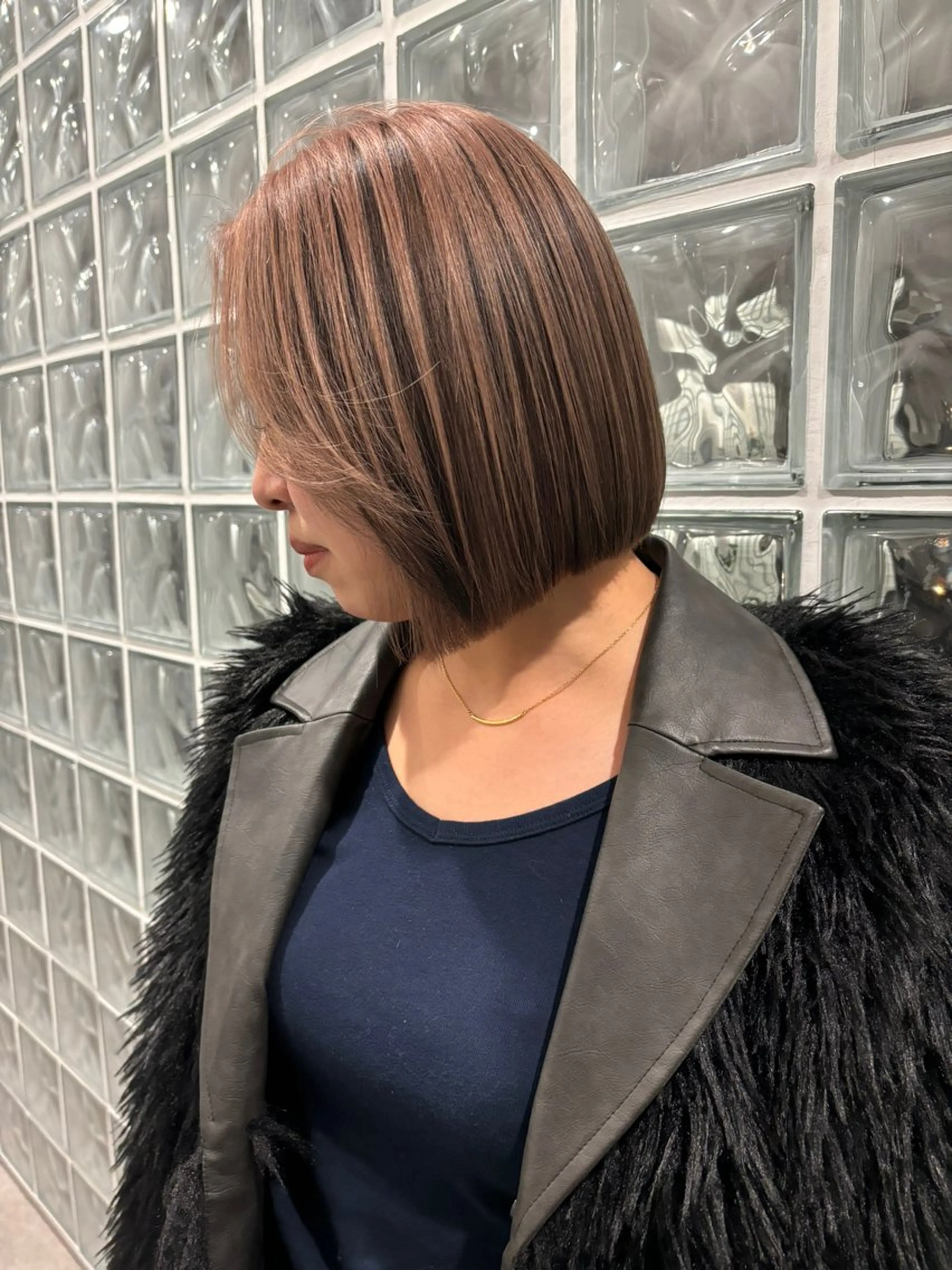 ショート カラー 藤平海音/fifth PARKのヘアスタイル