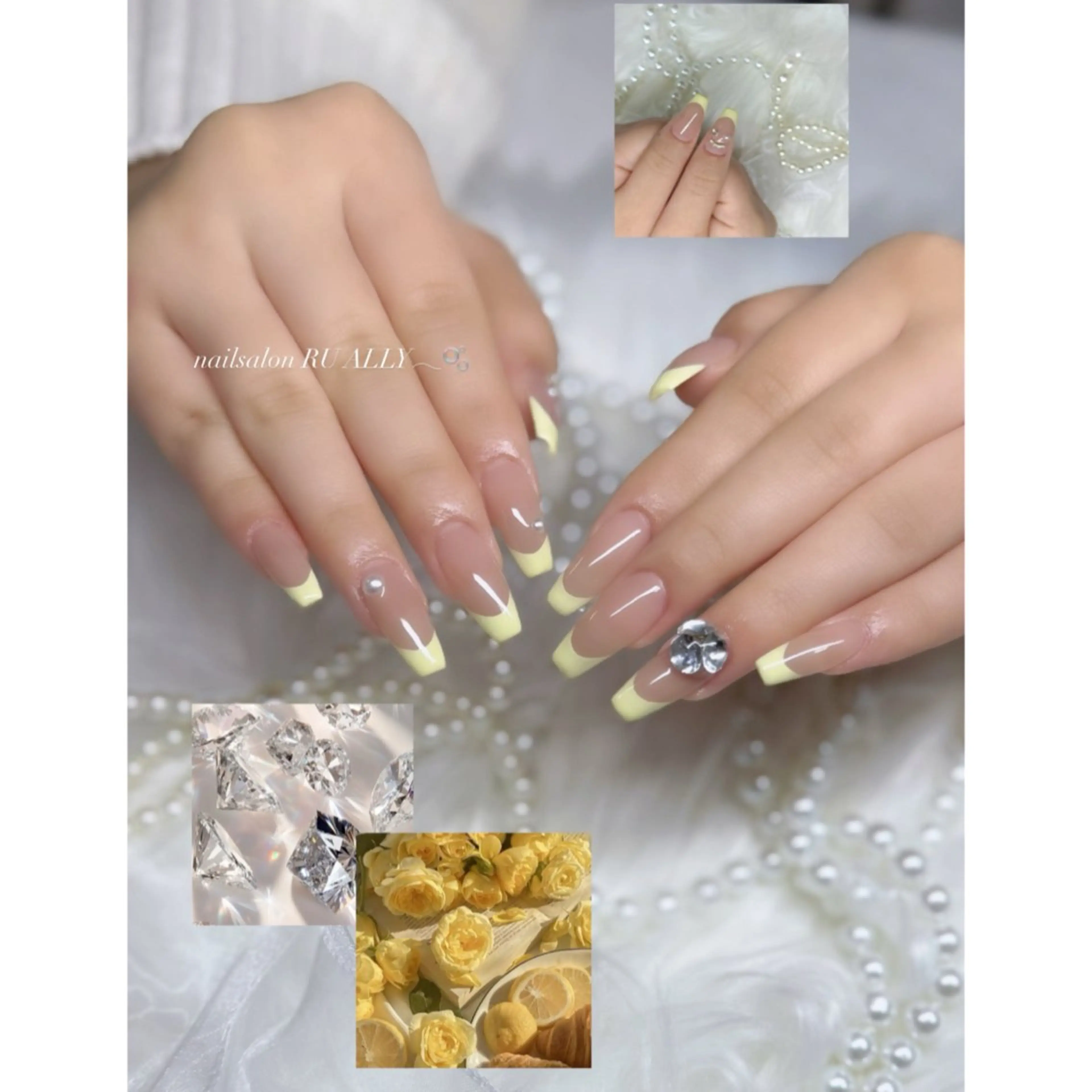 《オフ込み》 持ち込みデザイン2本アート 🎀ིྀの写真