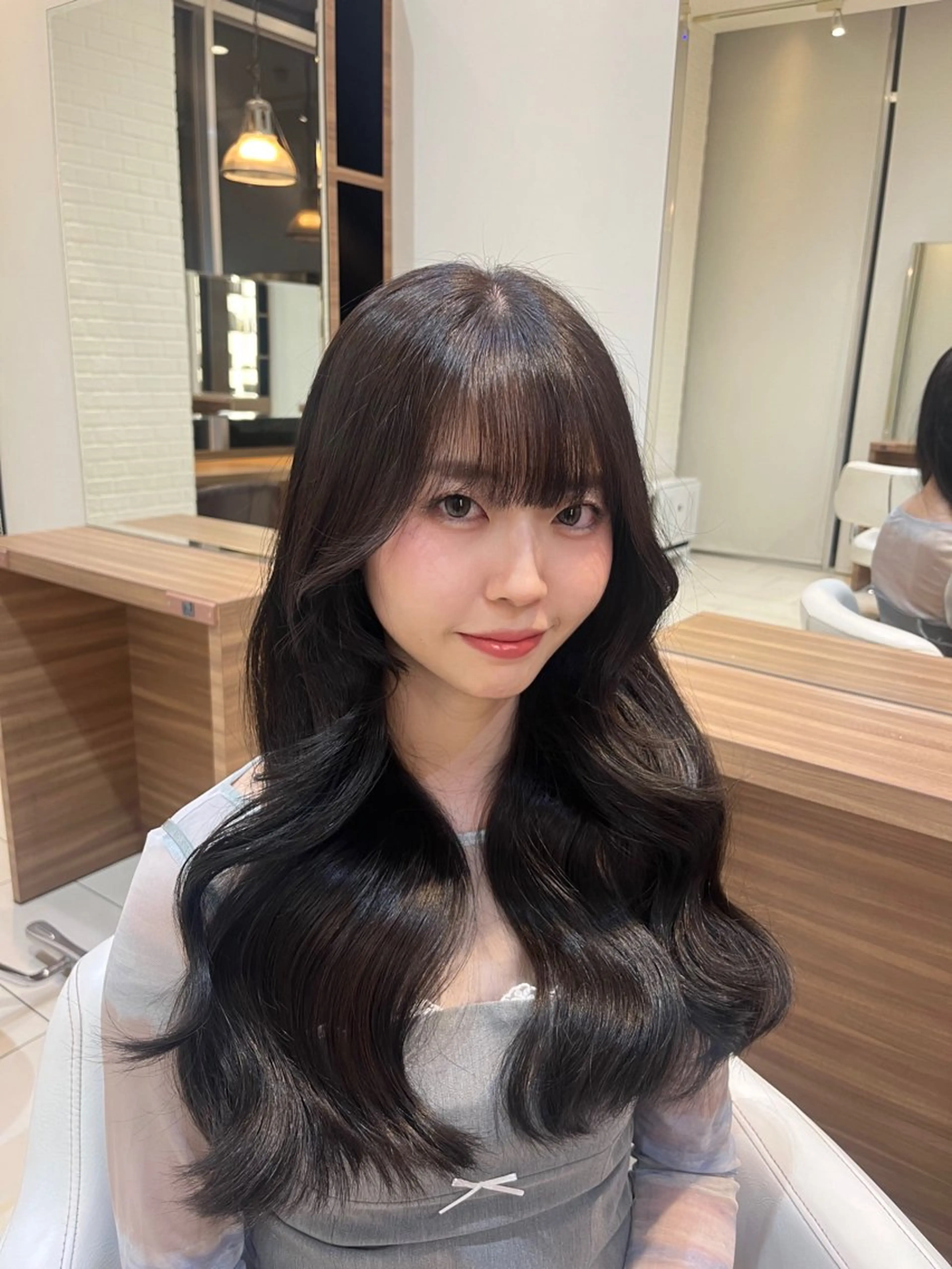 ロング カラー 透明感カラー パーマ/カット ひより🎀🎀のヘアスタイル