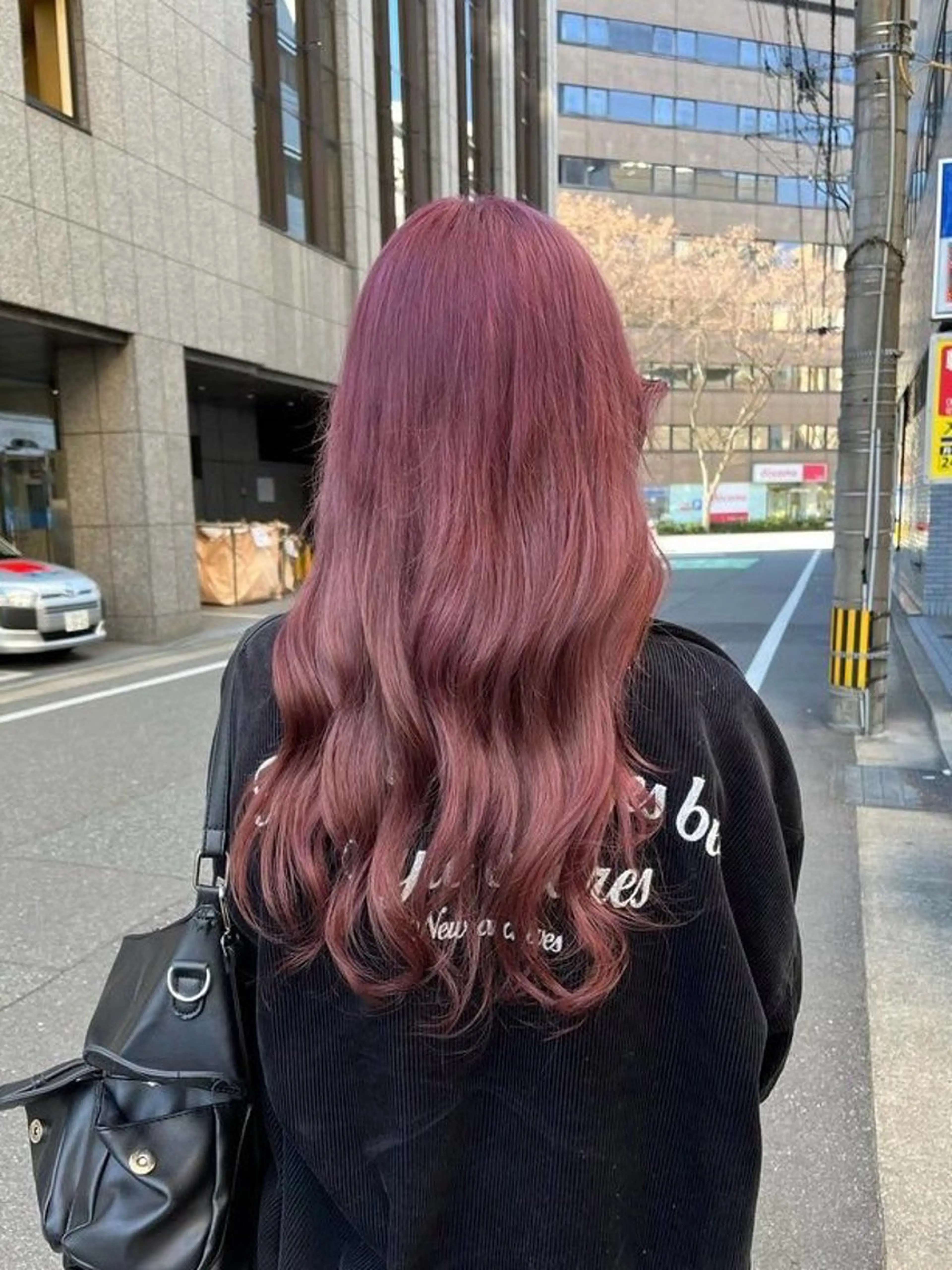 ロング カラー みわ/博多 ブリーチ/メンズヘアのヘアスタイル