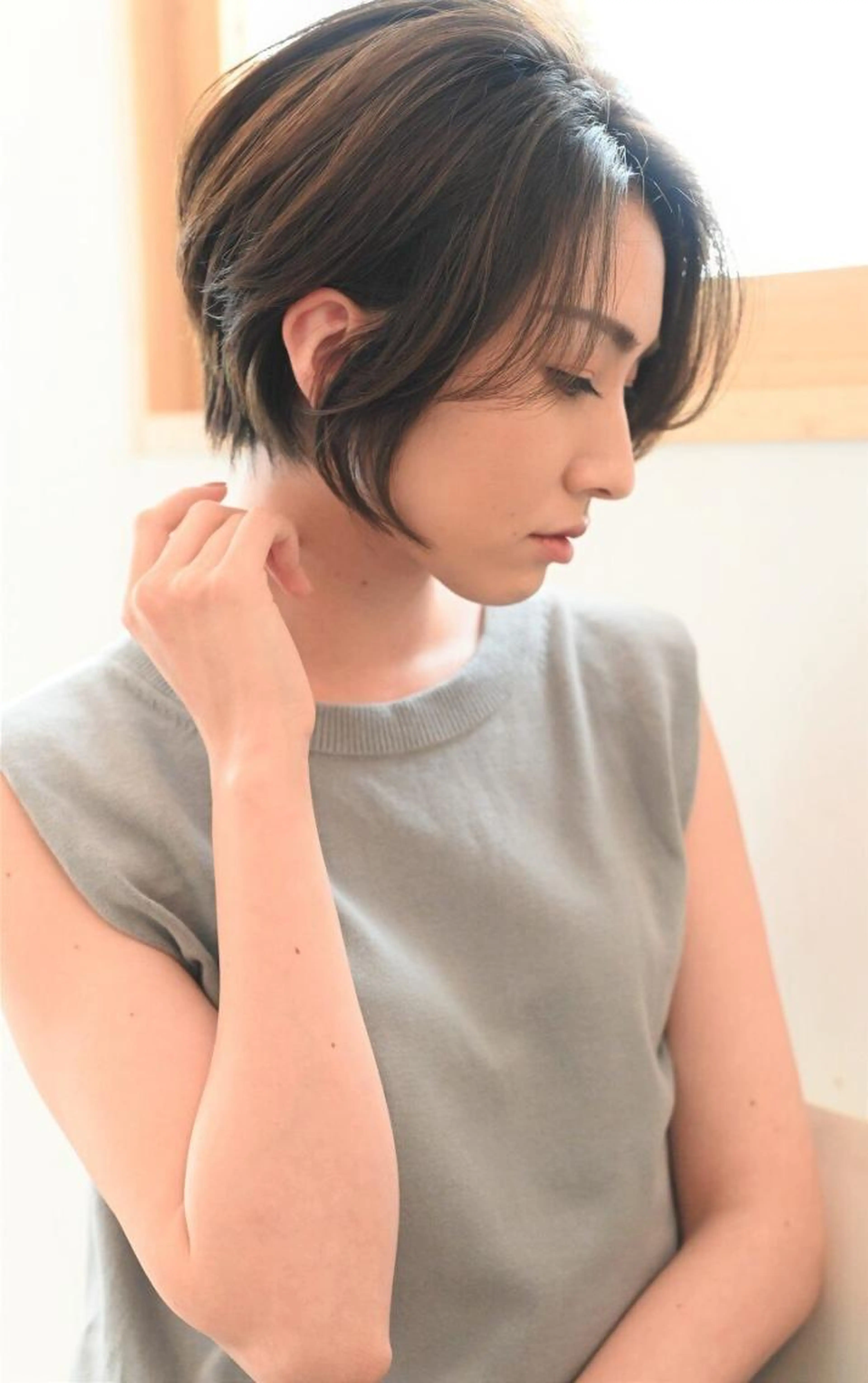 3回目まで⭐️大人女性も⭐️髪質改善！艶感抜群！カット＋オーガニックカラー＋超音波ベーシックトリートメントの写真