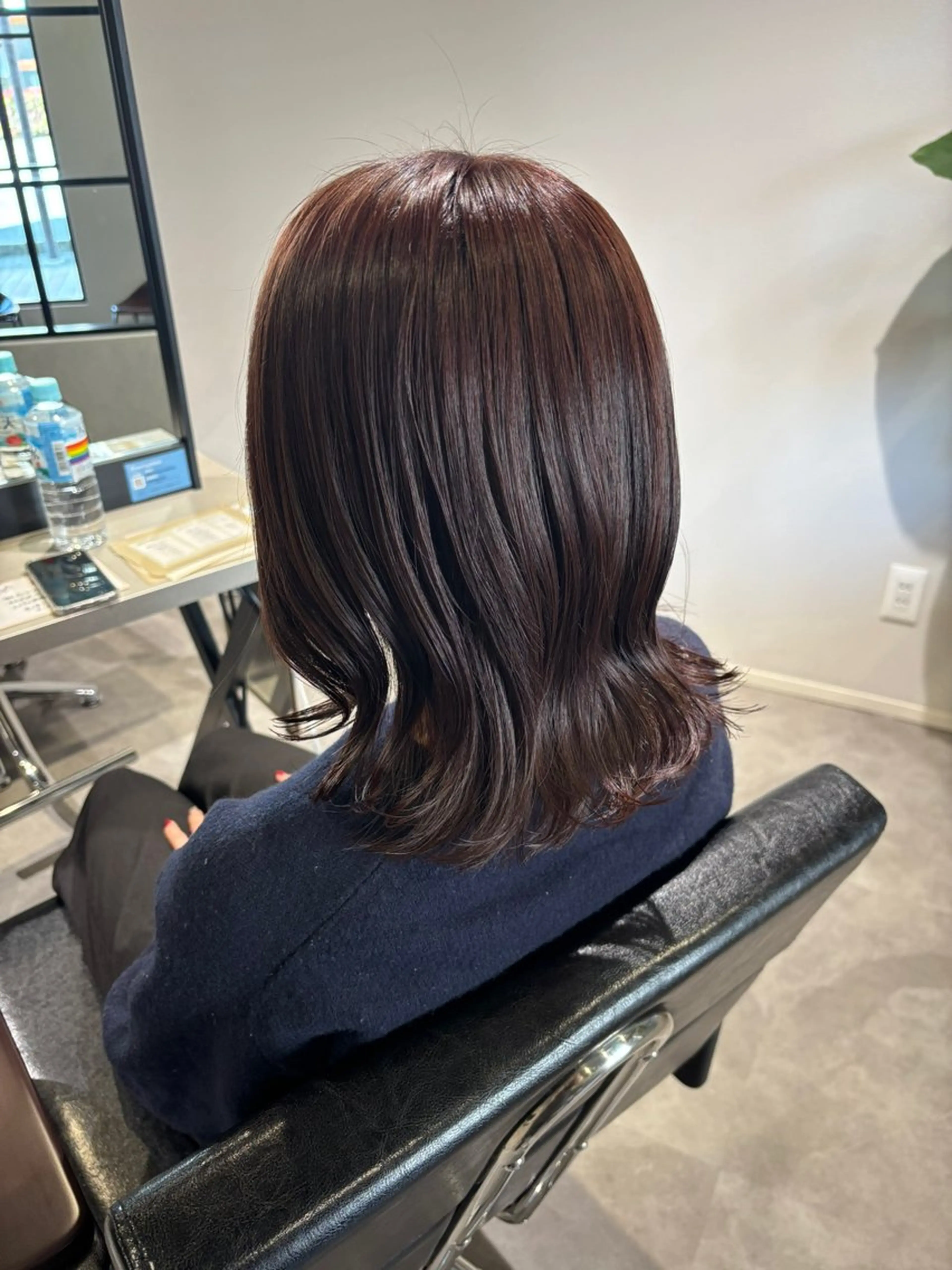 ミディアム カット トリートメント 長尾ゆりの/ボブ/ ベージュ/ハイトーンのヘアスタイル