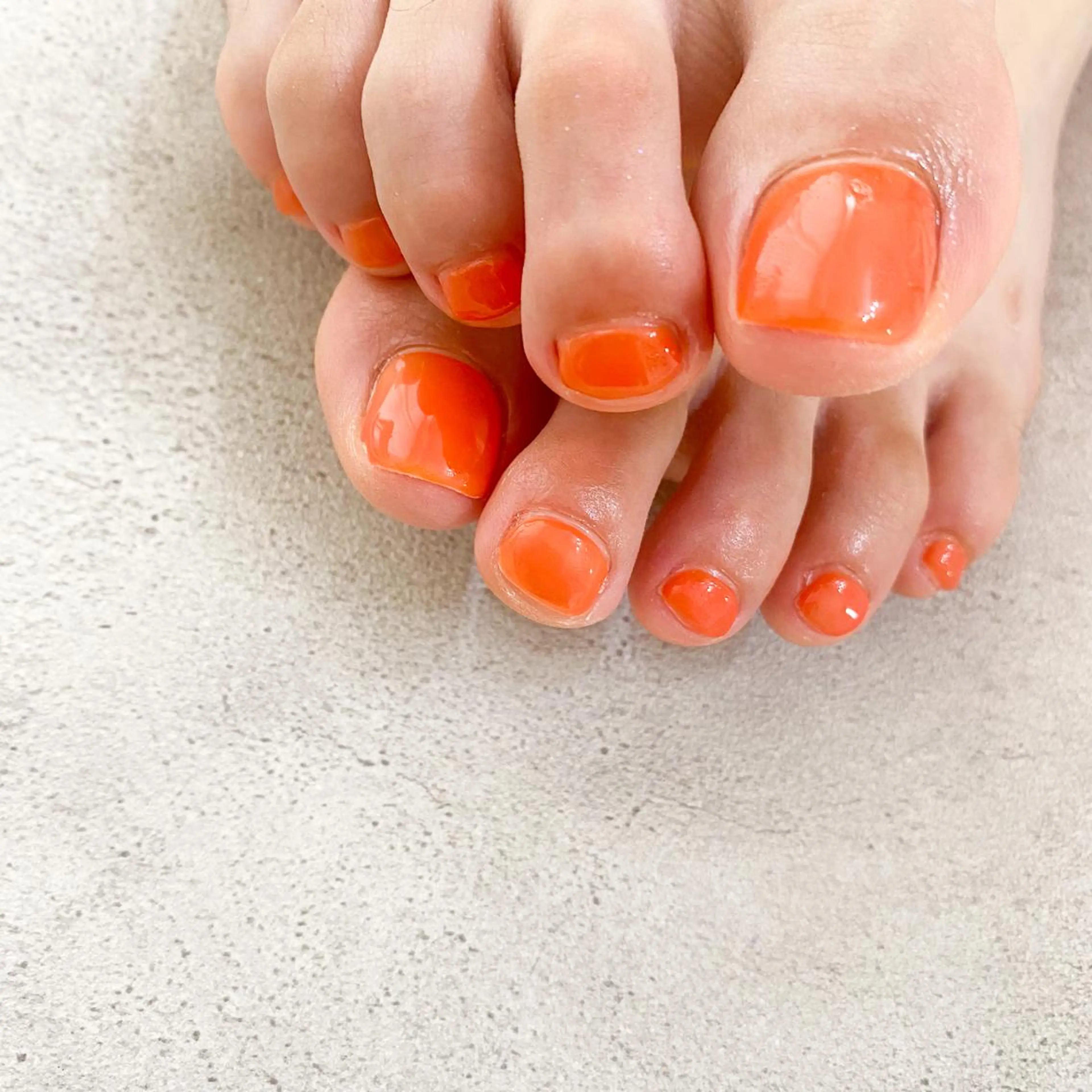 ネイル フットネイル ゴテゴテ💙ワンホン リオナのネイルデザイン