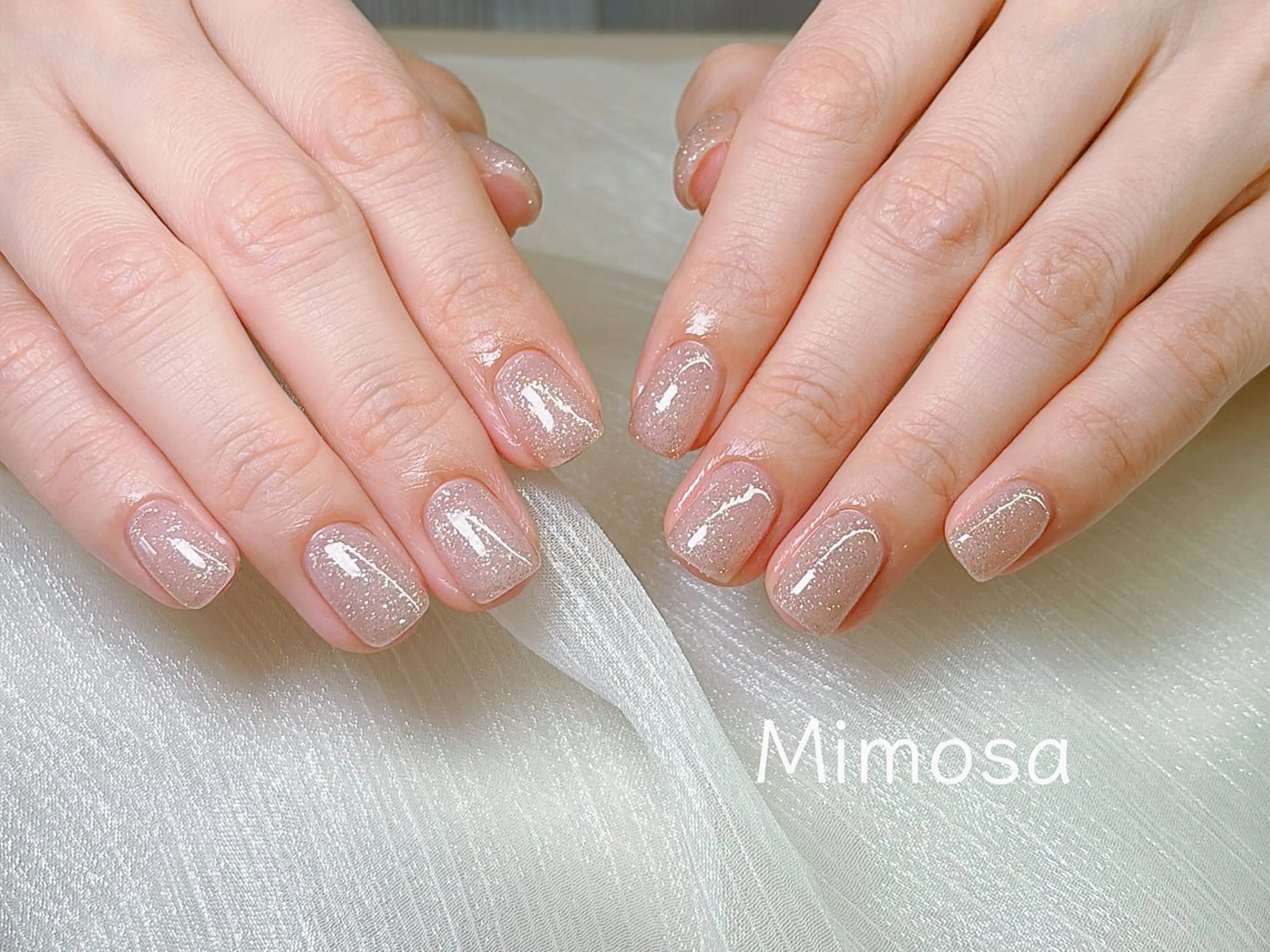 ネイル ハンドネイル 💛Mimosa💛 吉祥寺のネイルデザイン