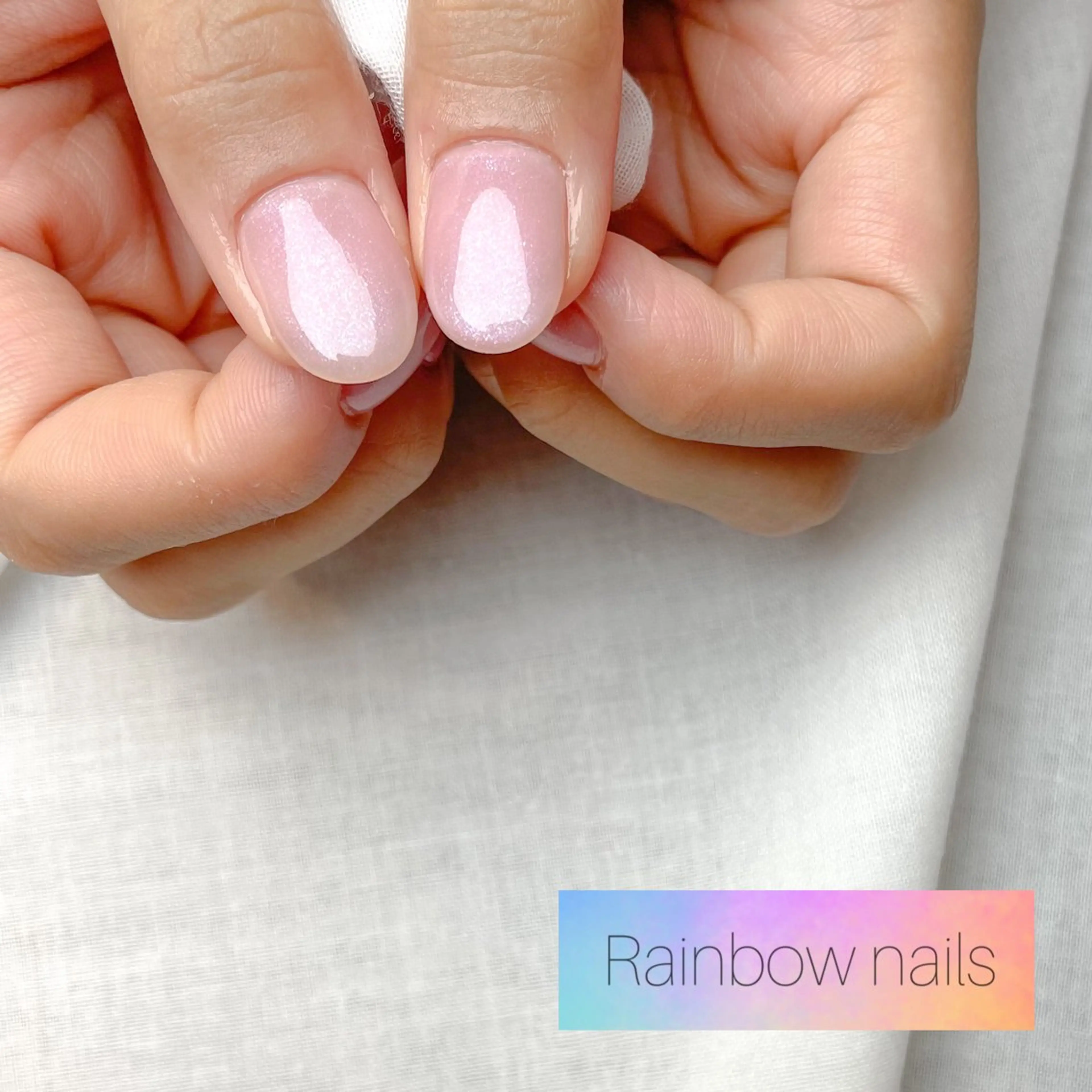 ネイル Rainbow nailsくろちゃんのネイルデザイン