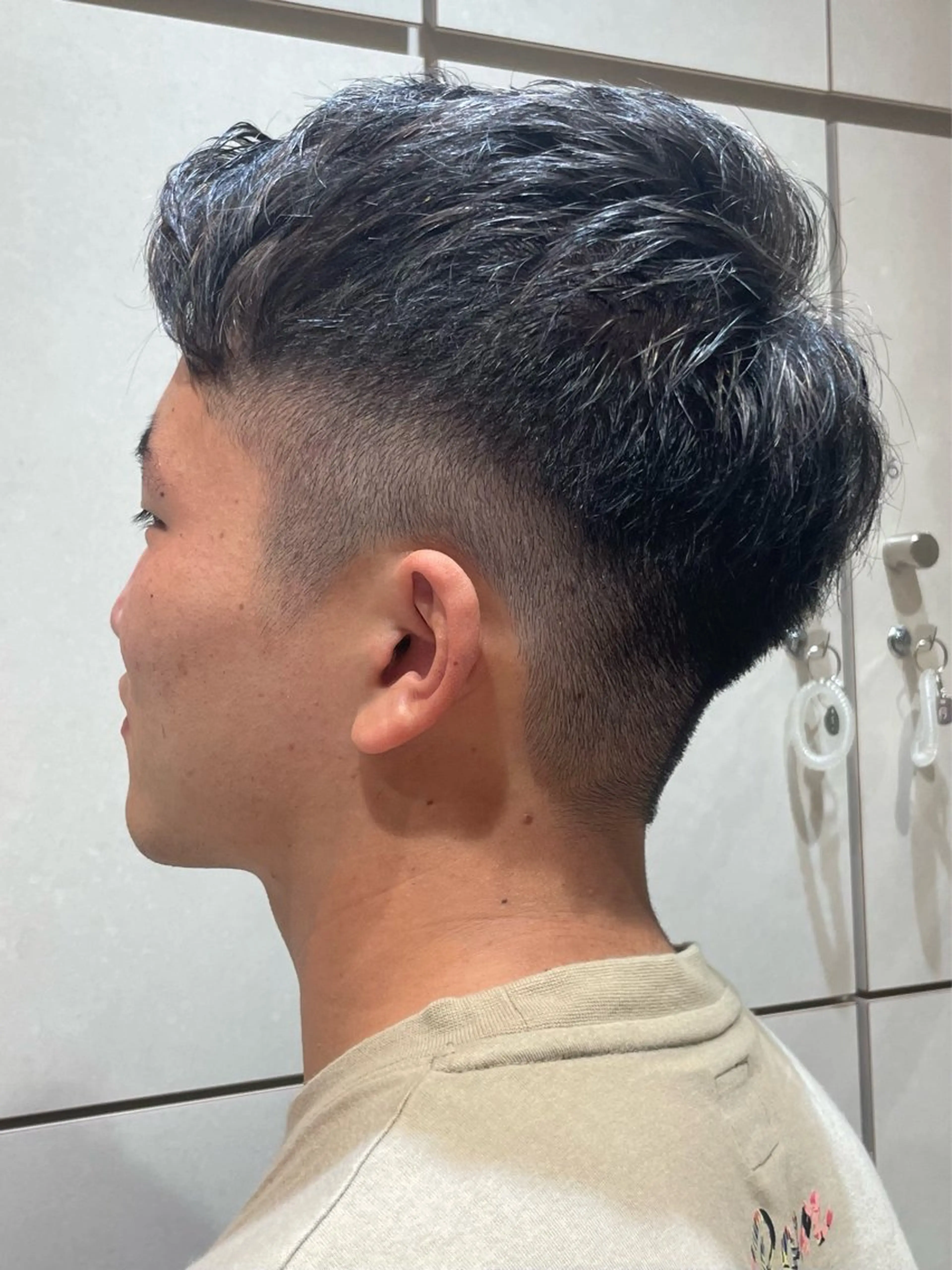 メンズ らいむ/ レイヤー/パーマのヘアスタイル