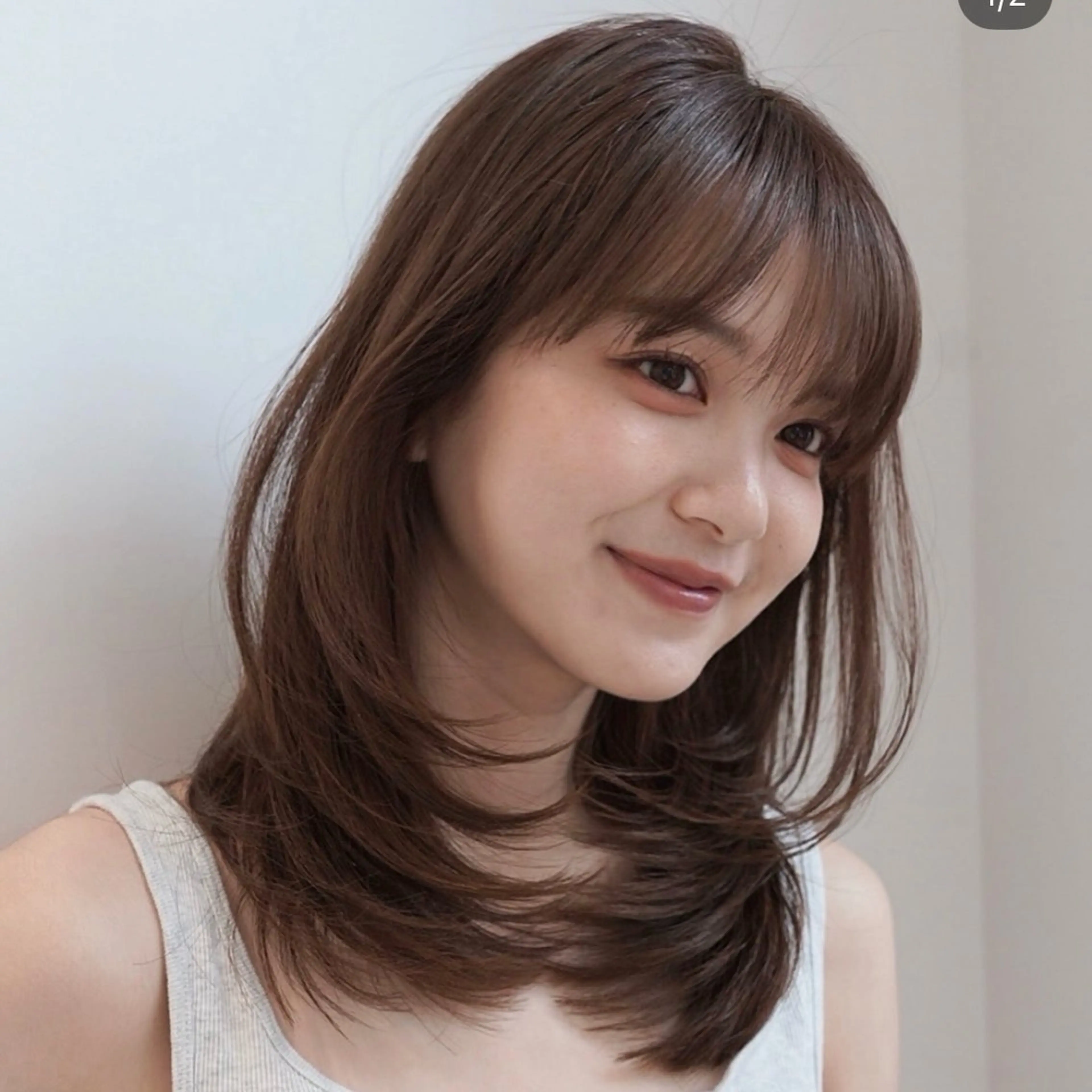 🍓3月の当日予約限定menu🍓似合わせカット✂️➕艶カラー🪻➕ナノスチーム付き保湿トリートメント✨🌸の写真